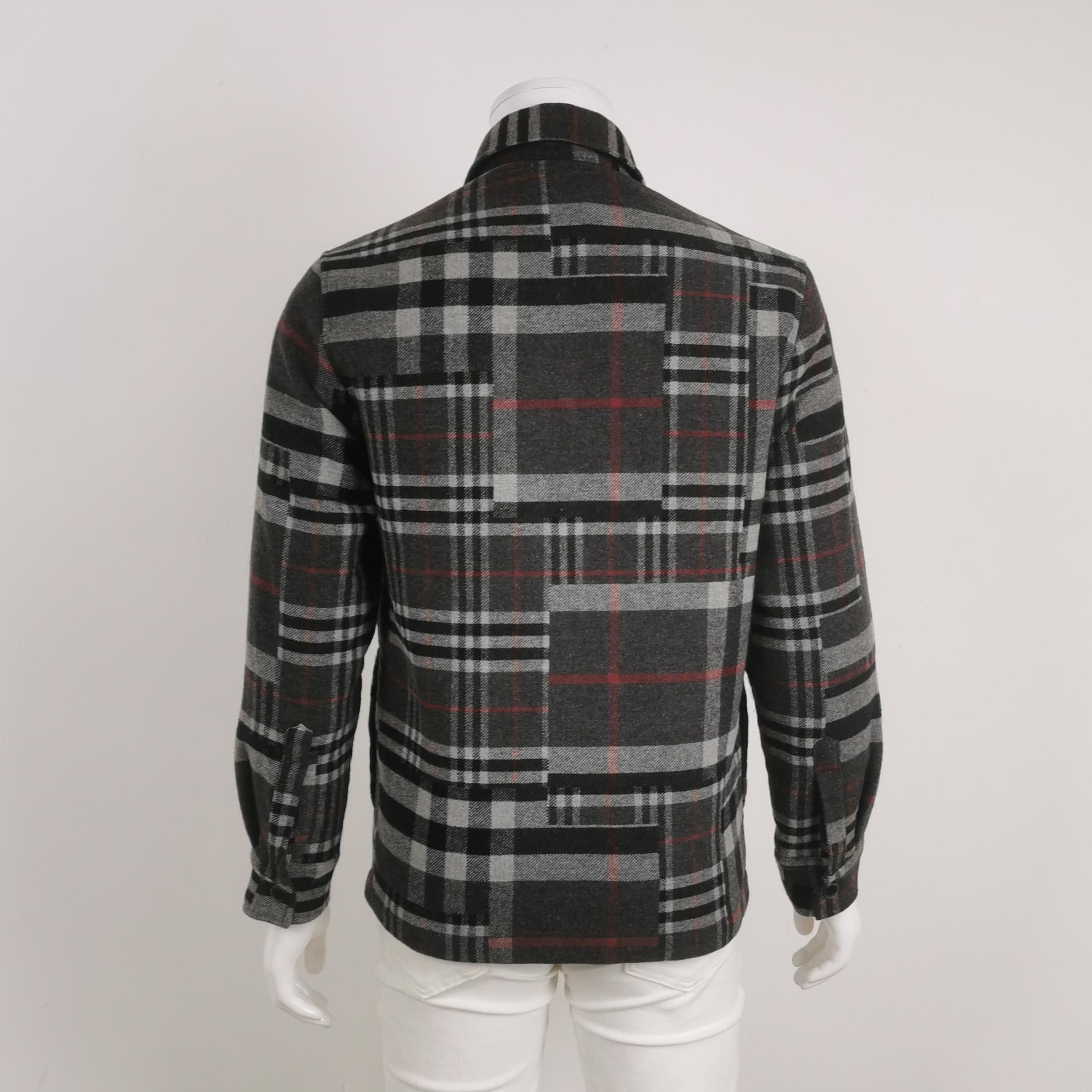 Burberry Burberry Plaid Wool Jacket XXS Size US XXS / EU 40 - 3 Thumbnail