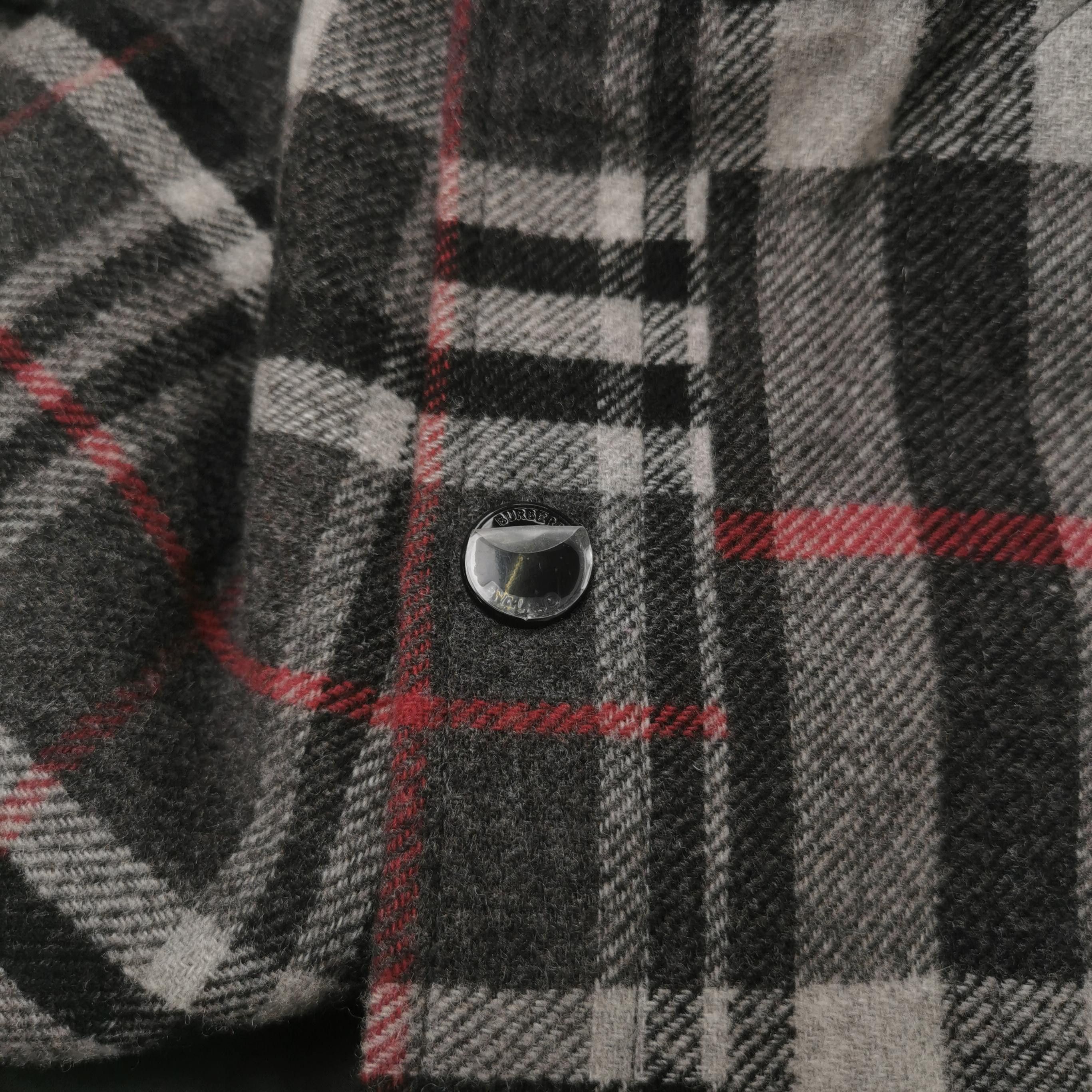 Burberry Burberry Plaid Wool Jacket XXS Size US XXS / EU 40 - 4 Thumbnail