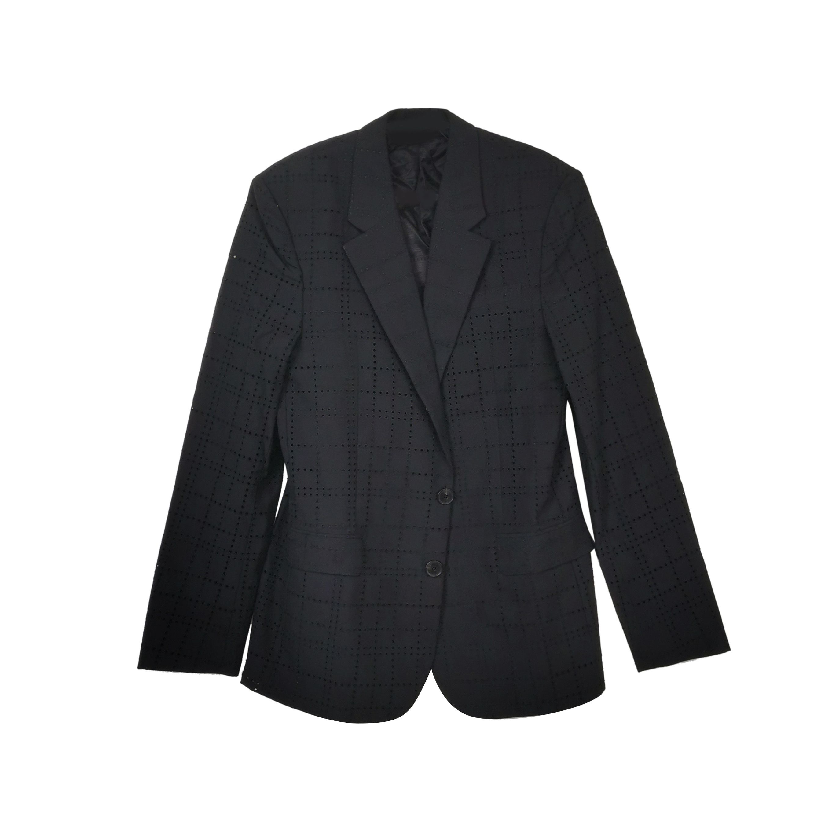 Givenchy Givenchy Perforated Wool Blazer Size 48 Size 38R - 2 Thumbnail