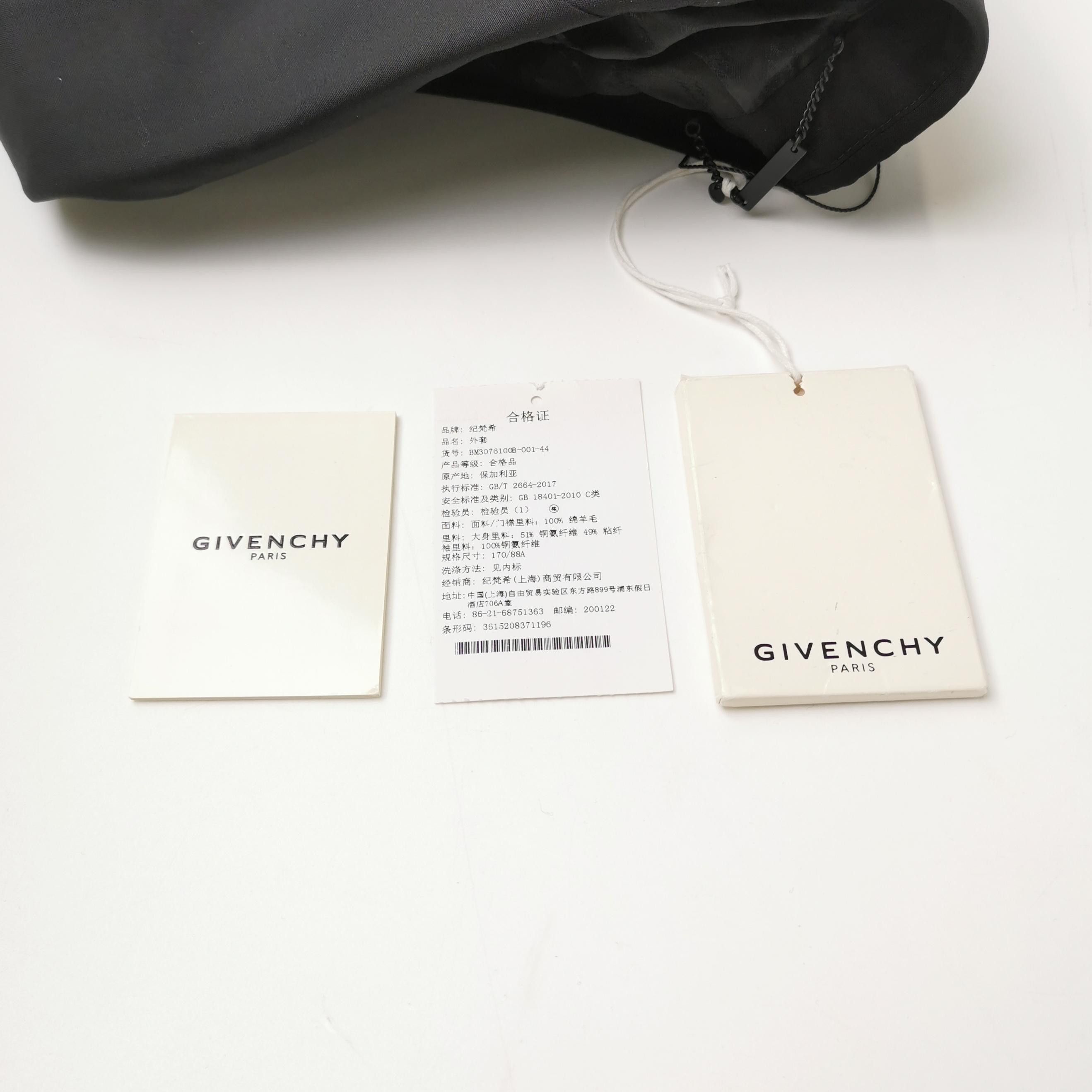 Givenchy Givenchy Gold Button Wool Blazer 34R Size 34R - 5 Thumbnail
