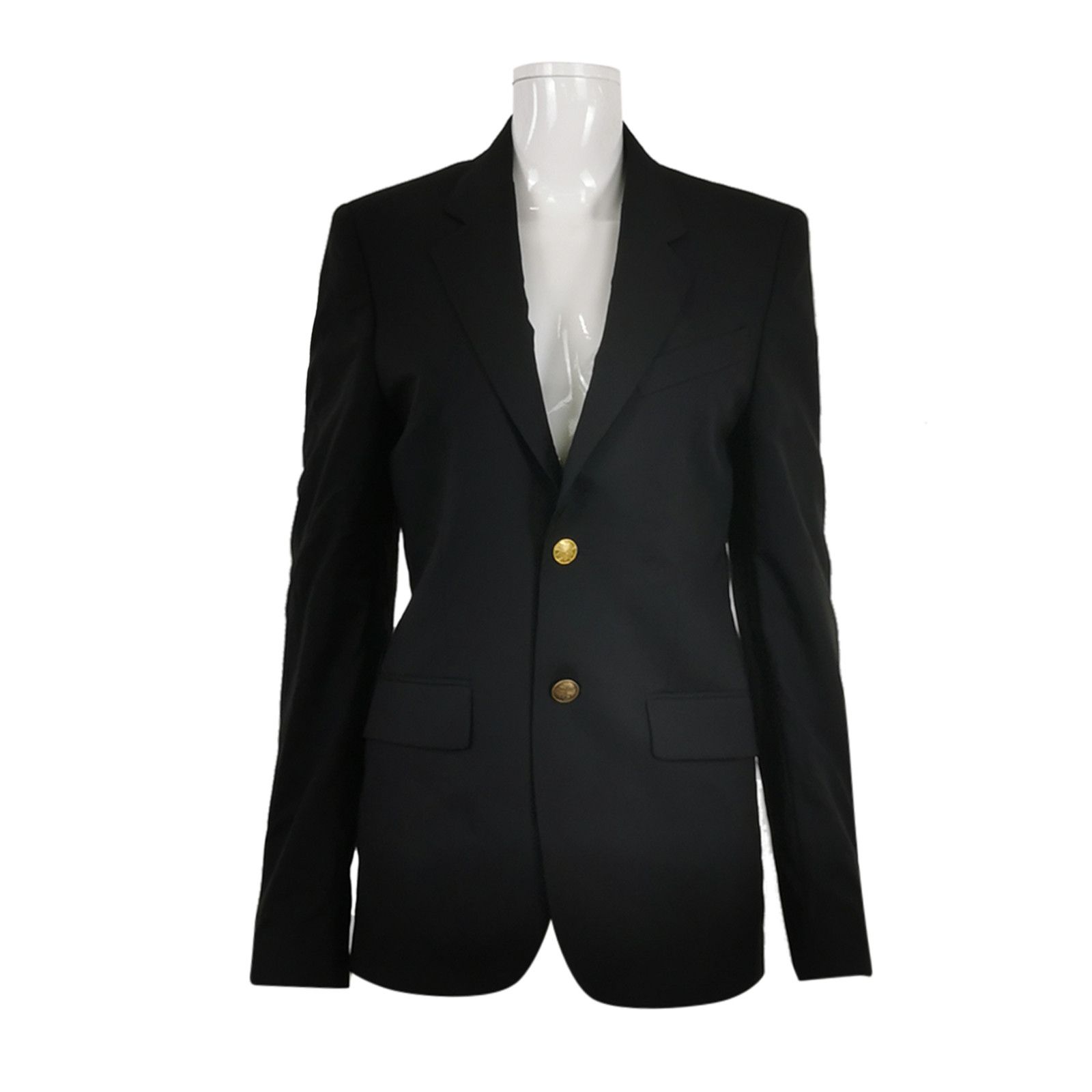 Givenchy Givenchy Gold Button Wool Blazer 34R Size 34R - 2 Thumbnail