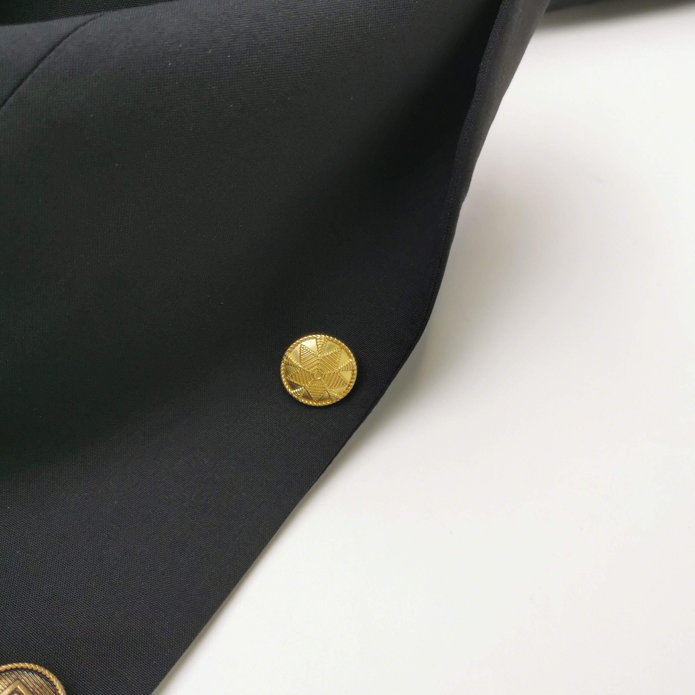 Givenchy Givenchy Gold Button Wool Blazer 34R Size 34R - 10 Thumbnail