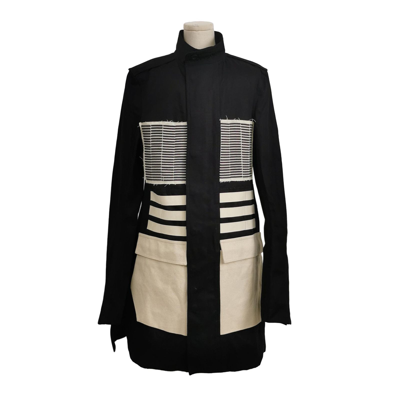 Rick Owens Rick Owens S/S16 Cyclops Ribbed Field Jacket S Size US S / EU 44-46 / 1 - 2 Thumbnail
