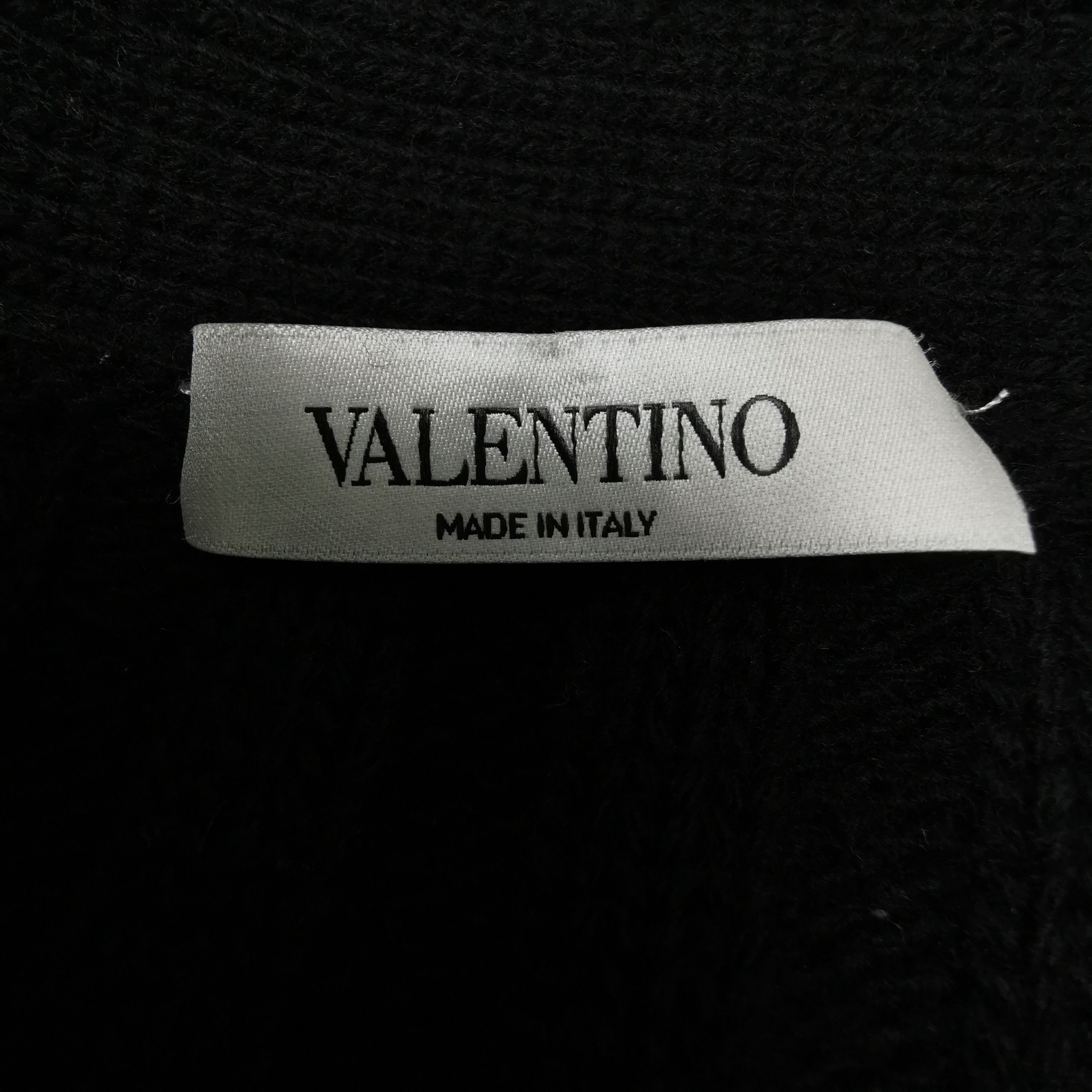 Valentino Valentino VLTN Logo Wool Cardigan Size L Size US L / EU 52-54 / 3 - 5 Thumbnail