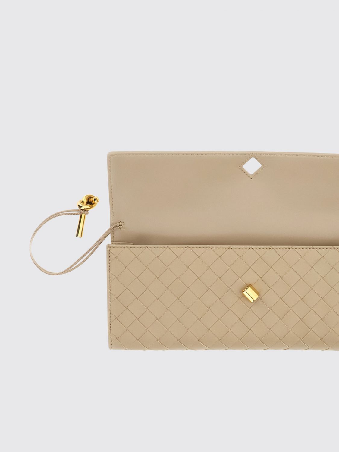 Bottega Veneta Bottega Veneta Clutch Woman Beige Size ONE SIZE - 3 Thumbnail