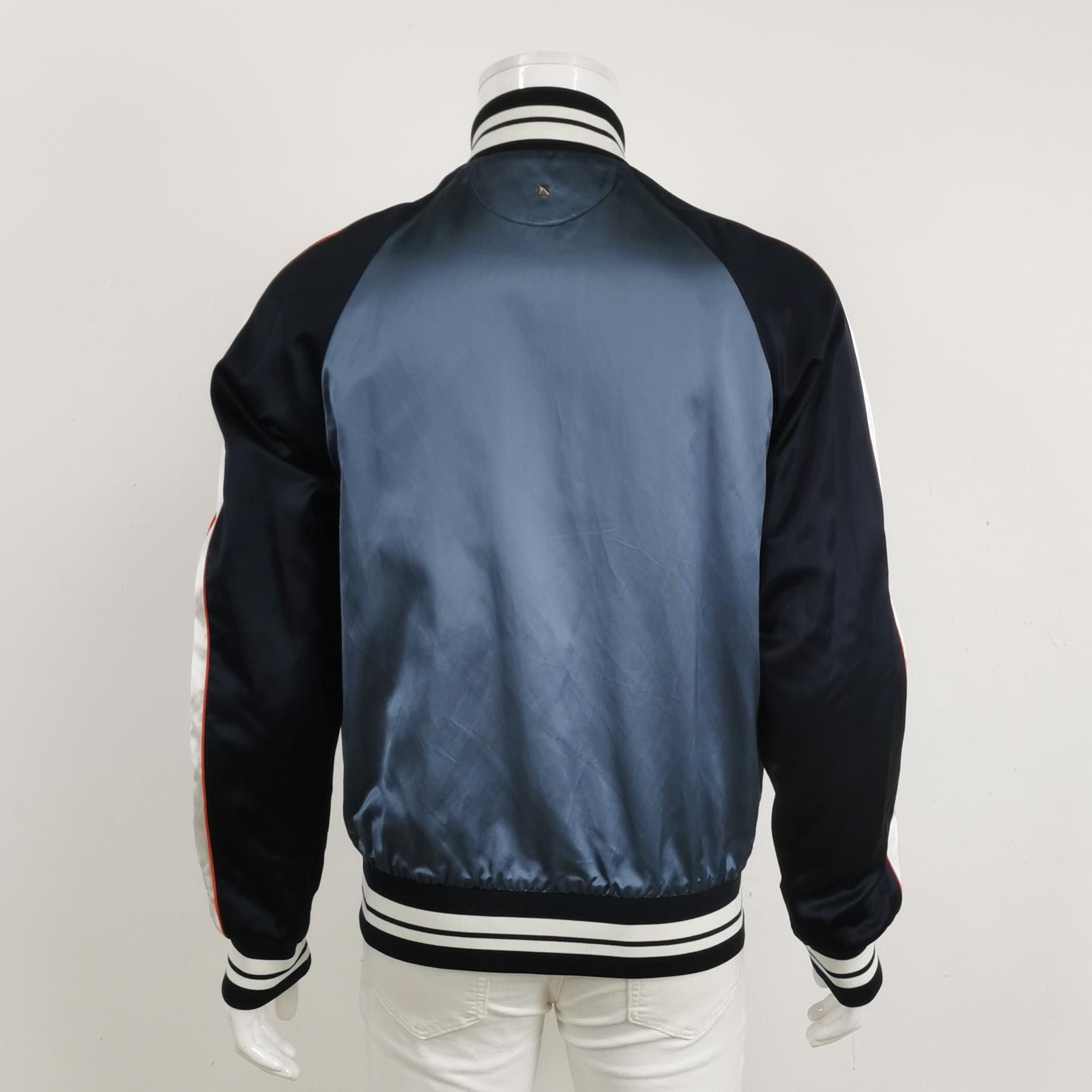 Valentino Valentino Logo Varsity Bomber Jacket 48 Size US M / EU 48-50 / 2 - 3 Thumbnail