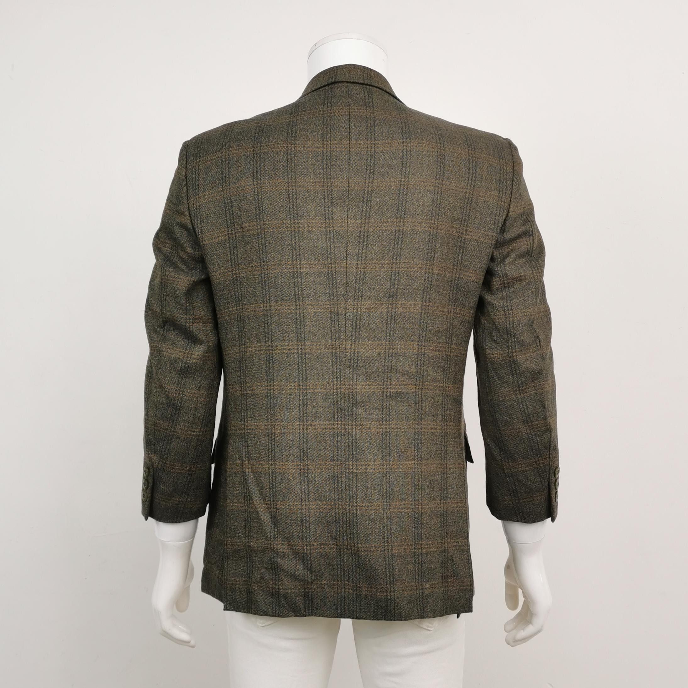 Ermenegildo Zegna Ermenegildo Zegna Plaid Wool Blazer 38R Size 38R - 3 Thumbnail