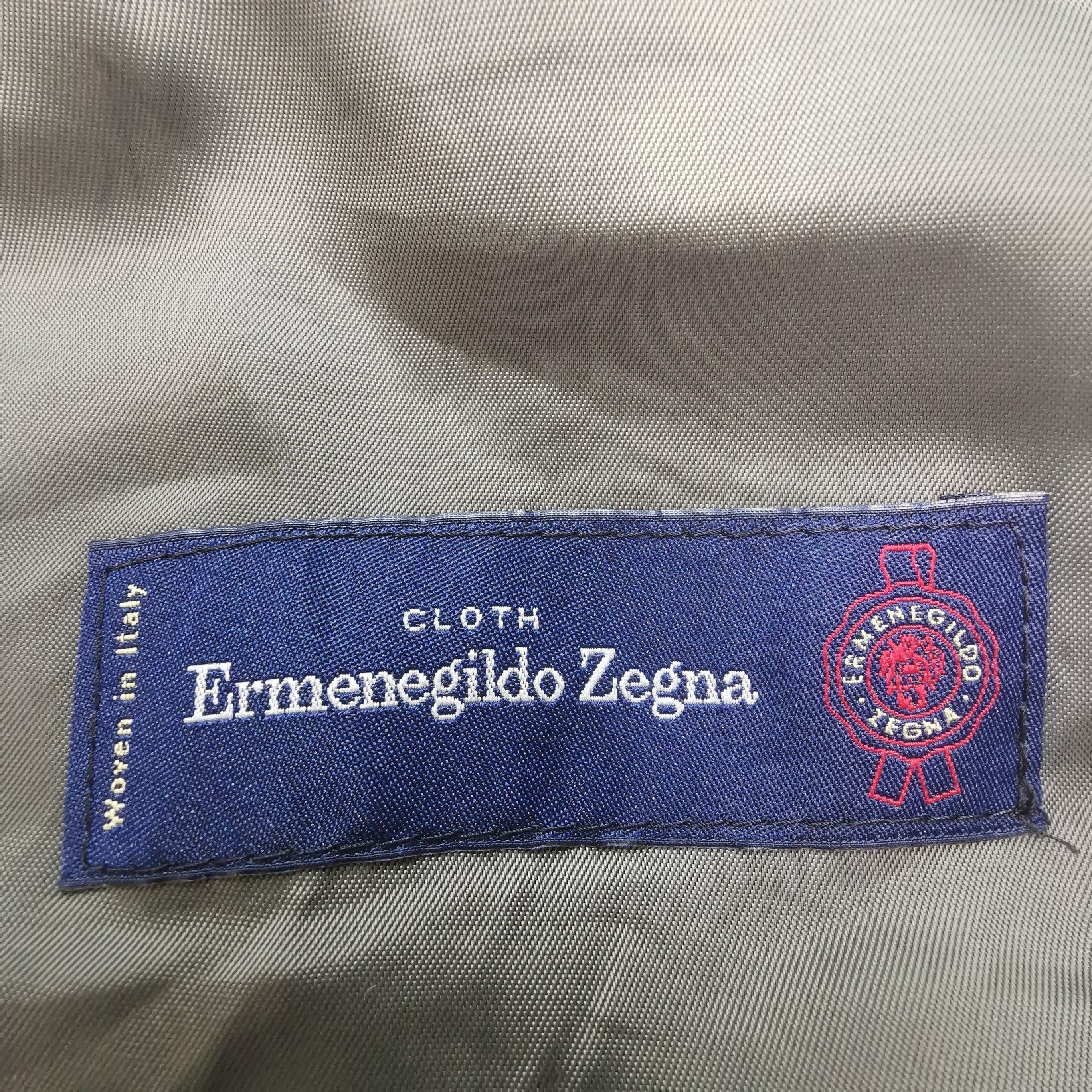 Ermenegildo Zegna Ermenegildo Zegna Plaid Wool Blazer 38R Size 38R - 4 Thumbnail