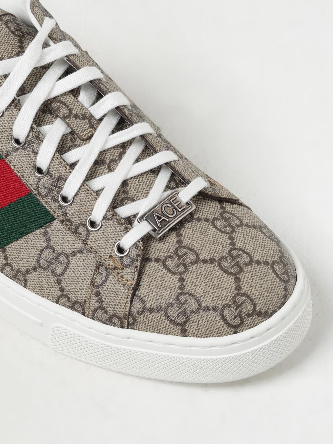 Gucci Gucci Sneakers Men Beige Size US 12 / EU 45 - 4 Thumbnail