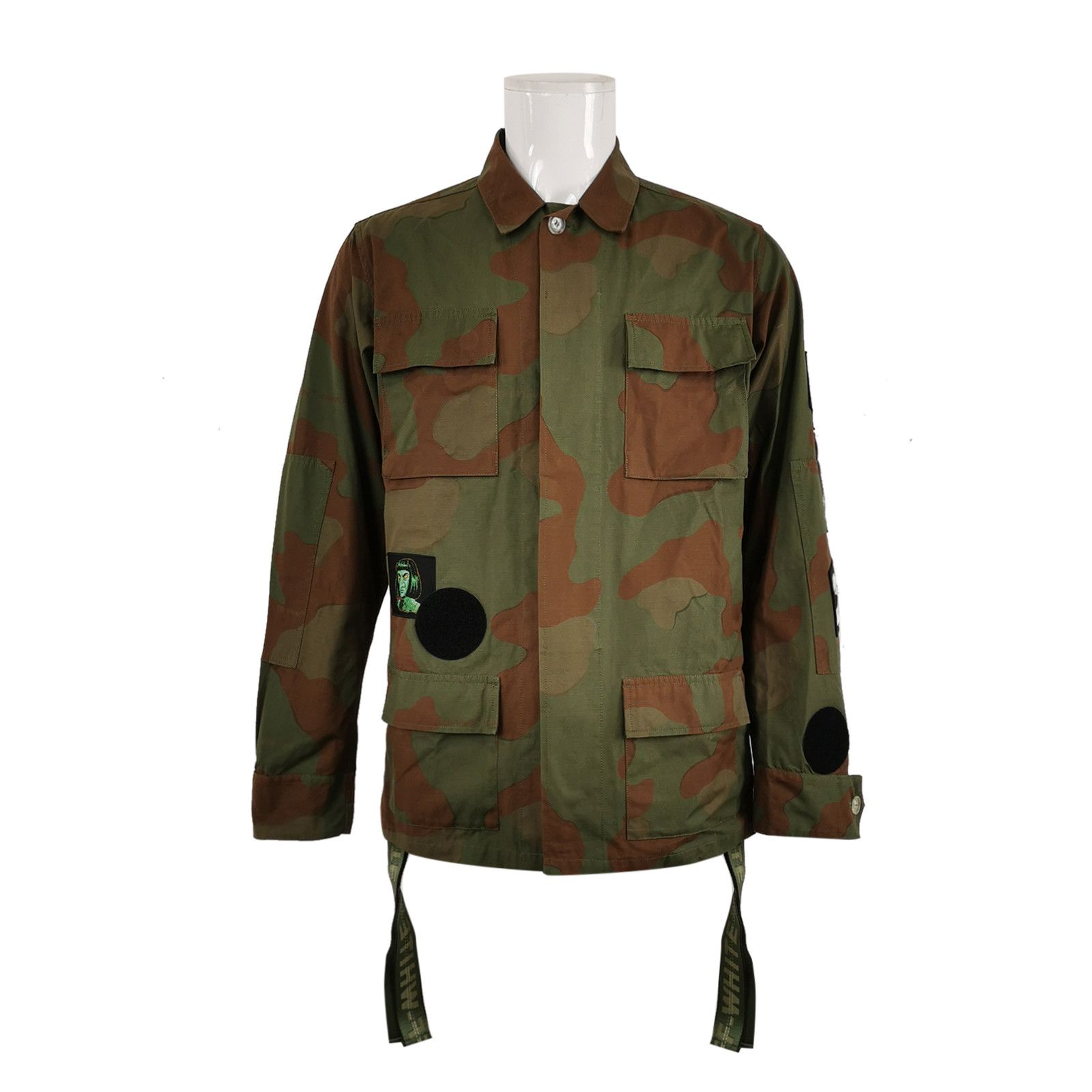 Off-White Off-White Camouflage Graphic Field Jacket Size S Size US S / EU 44-46 / 1 - 2 Thumbnail