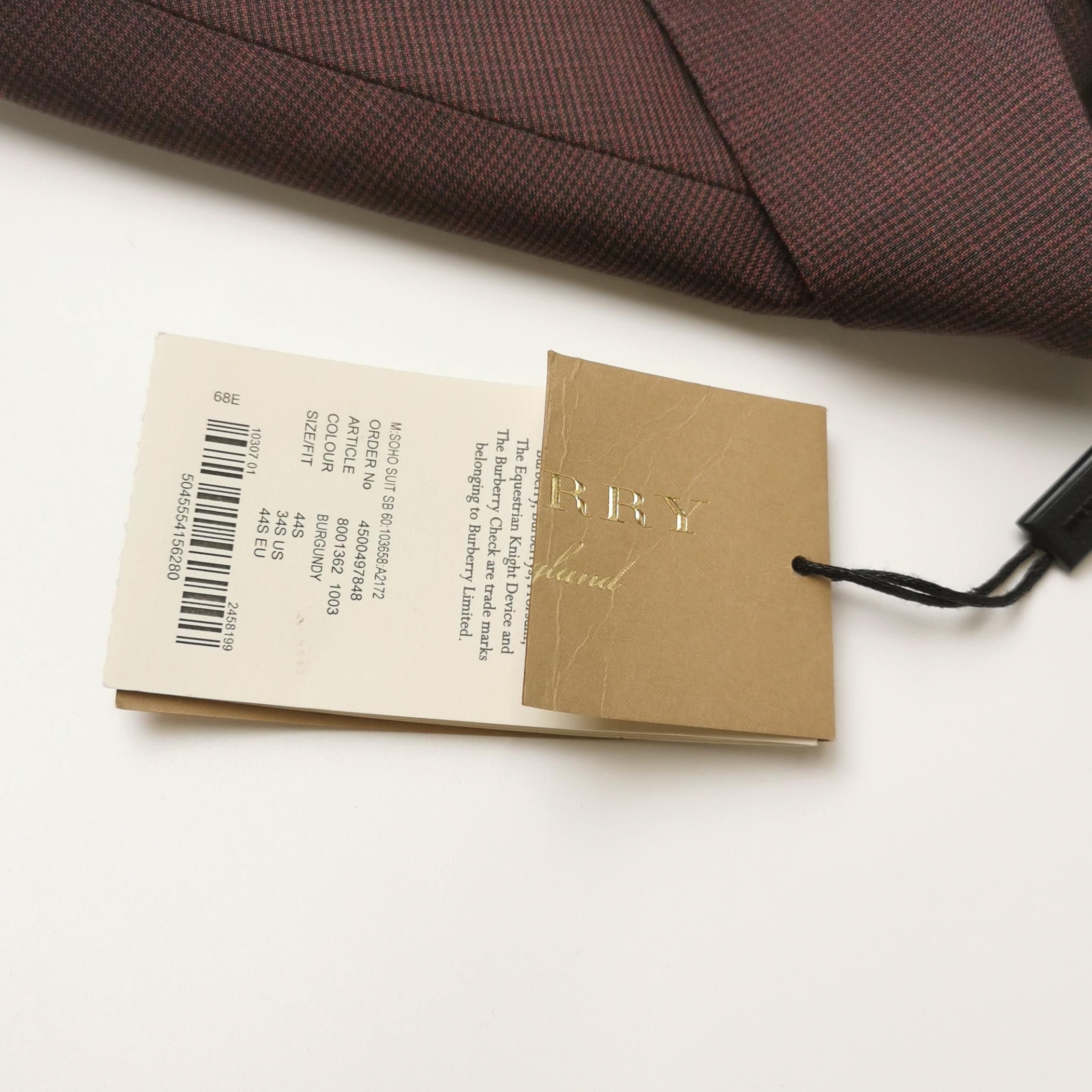 Burberry Burberry Wool Mohair Blend Blazer 34S Size 34S - 5 Thumbnail