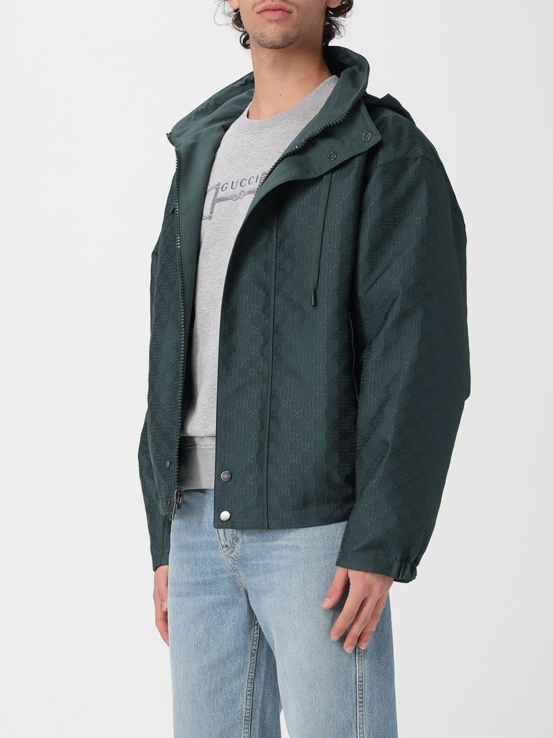 Gucci Gucci Jacket Men Petroleum Blue Size US L / EU 52-54 / 3 - 4 Thumbnail