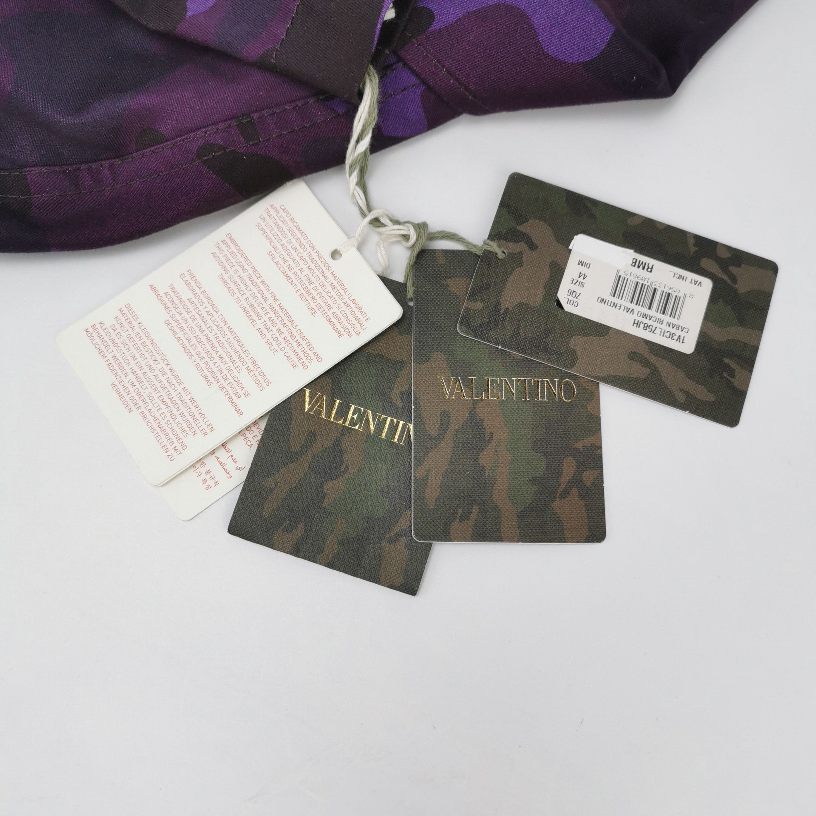 Valentino Valentino Purple Camo Utility Jacket Size 44 Size US S / EU 44-46 / 1 - 5 Thumbnail