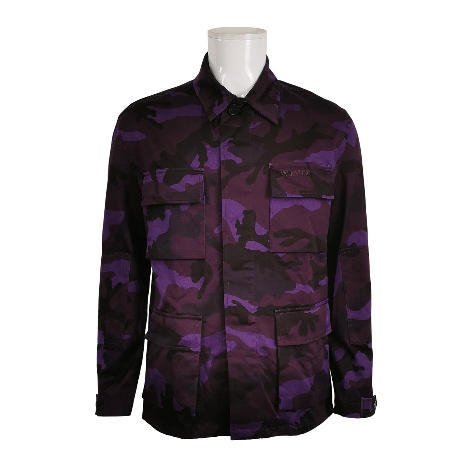 Valentino Valentino Purple Camo Utility Jacket Size 44 Size US S / EU 44-46 / 1 - 2 Thumbnail