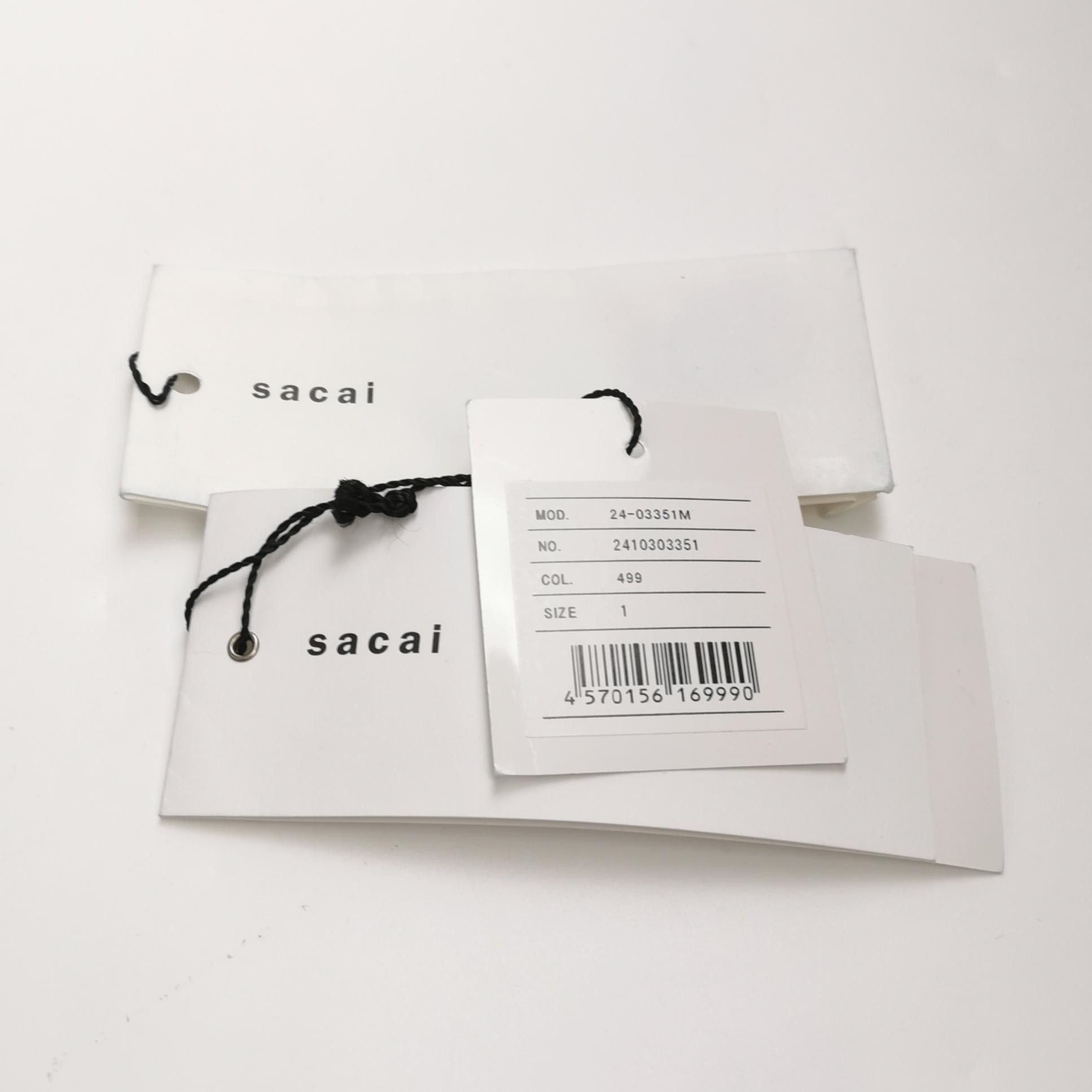 Sacai Sacai Contrast Collar Denim Jacket Size 1 Size US S / EU 44-46 / 1 - 5 Thumbnail