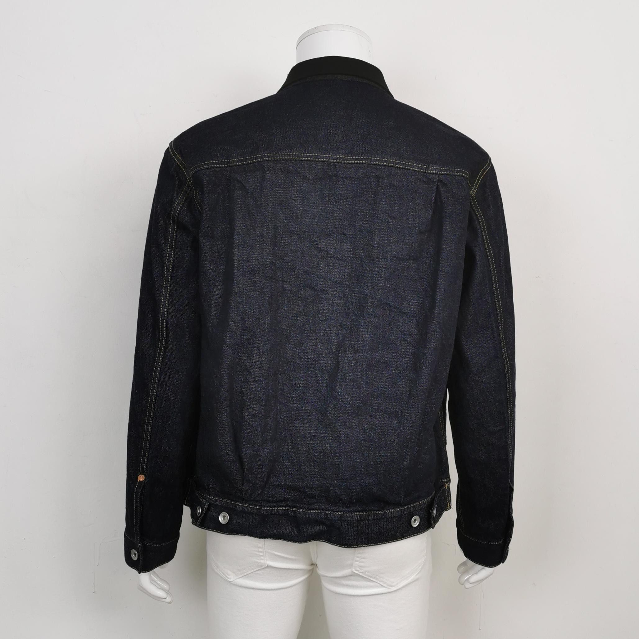 Sacai Sacai Contrast Collar Denim Jacket Size 1 Size US S / EU 44-46 / 1 - 3 Thumbnail