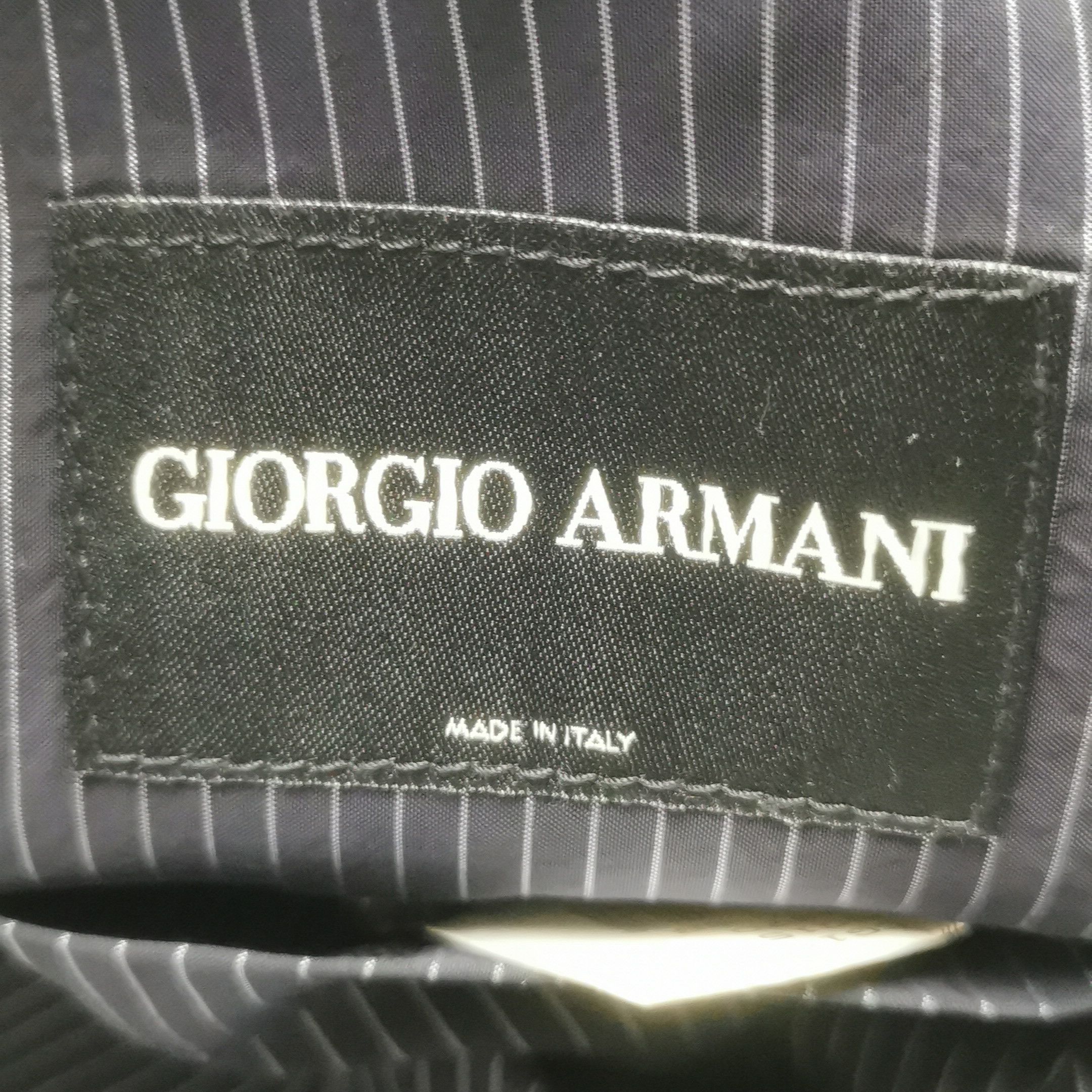 Giorgio Armani Giorgio Armani Pinstripe Viscose Blazer 38R Size 38R - 6 Thumbnail
