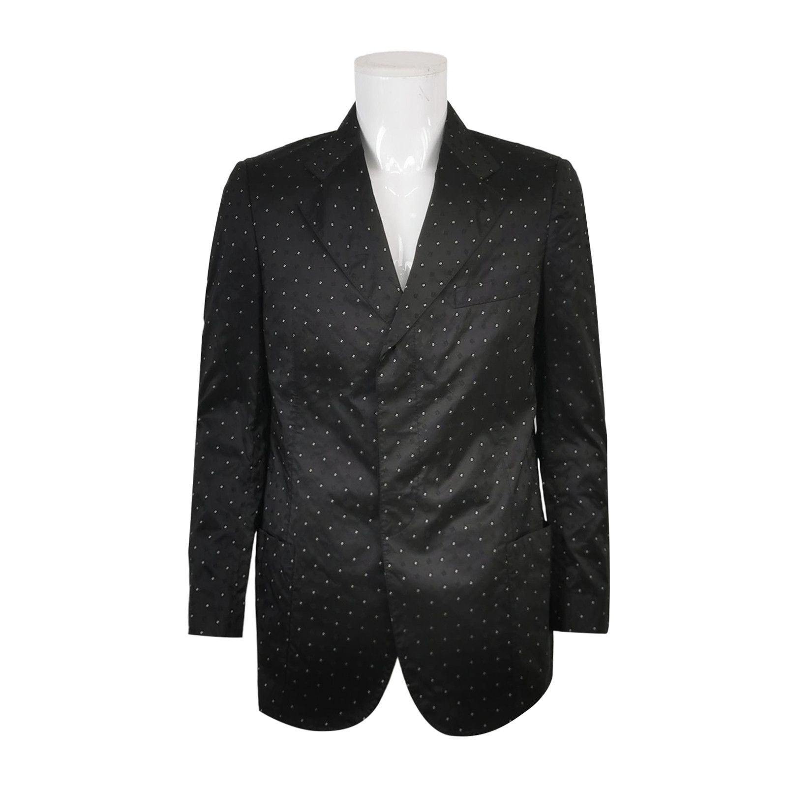 Giorgio Armani Giorgio Armani Geometric Silk Blazer 42R Size 42R - 2 Thumbnail