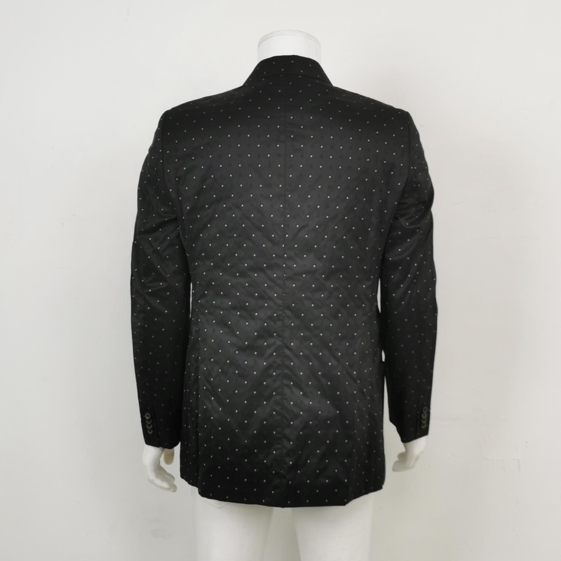 Giorgio Armani Giorgio Armani Geometric Silk Blazer 42R Size 42R - 3 Thumbnail