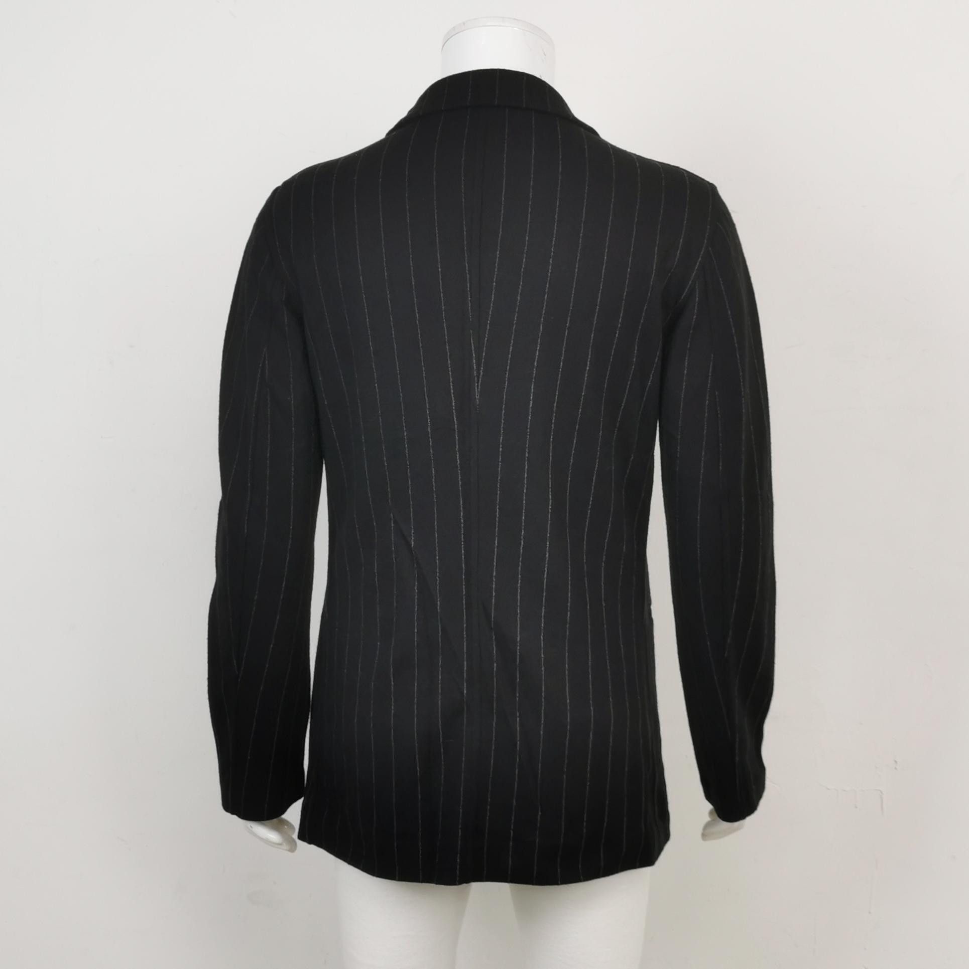 Giorgio Armani Giorgio Armani Pinstripe Double Breasted Blazer 42R Size 42R - 3 Thumbnail