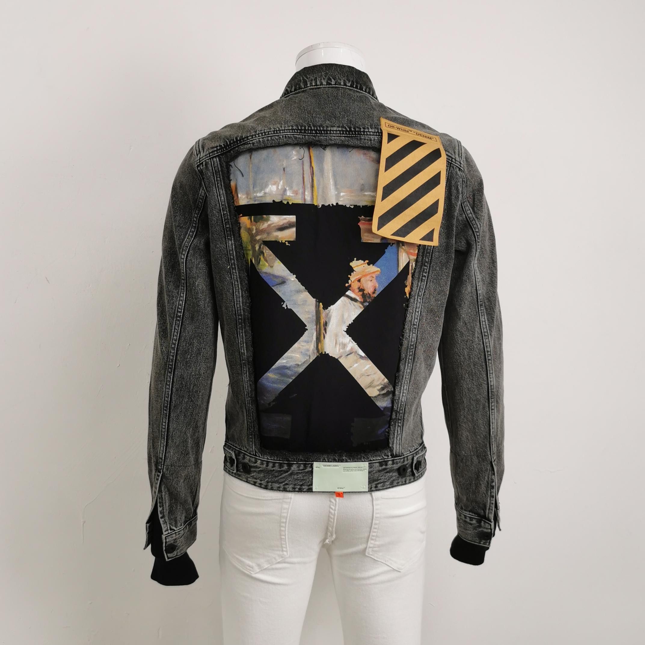 Off-White Off-White Graphic Arrow Denim Jacket L Size US L / EU 52-54 / 3 - 3 Thumbnail