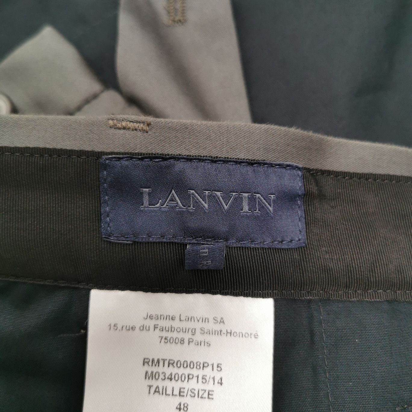 Lanvin Lanvin Cotton Wool Trousers Size 48 Size US 32 / EU 48 - 4 Thumbnail