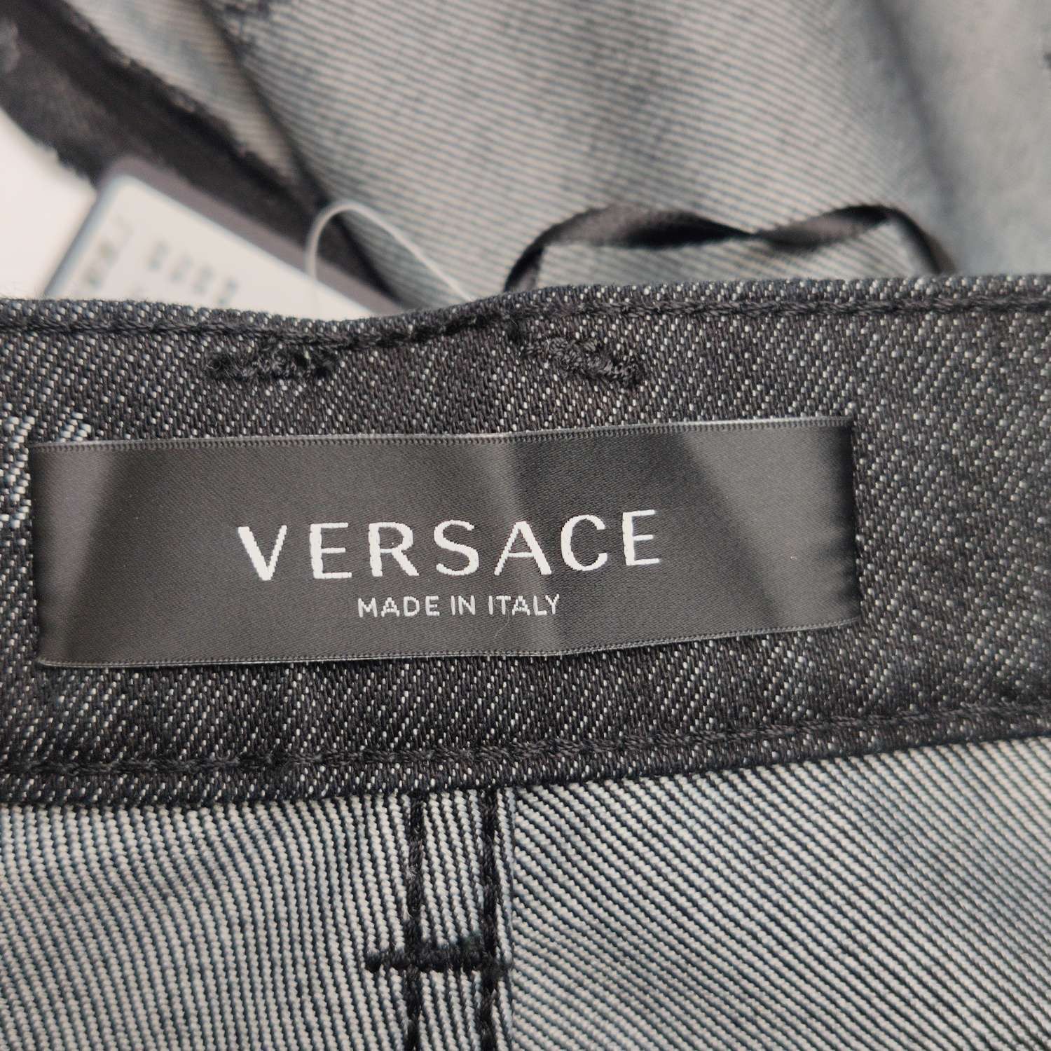 Versace Versace All-over Logo Jacquard Denim Jeans 31 Size US 31 - 6 Thumbnail