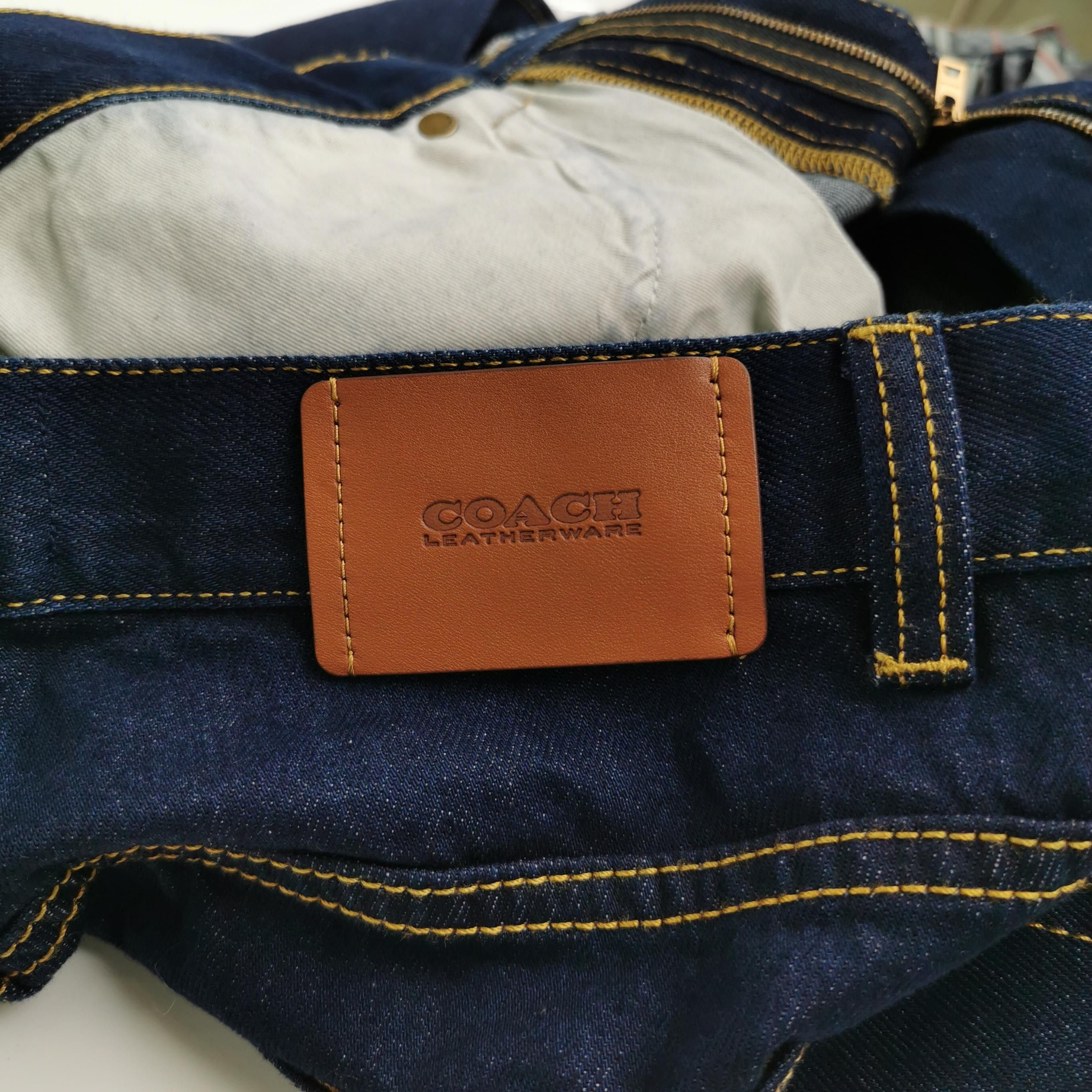 Coach Coach Logo Leather Patch Denim Jeans 30 Size US 30 / EU 46 - 4 Thumbnail