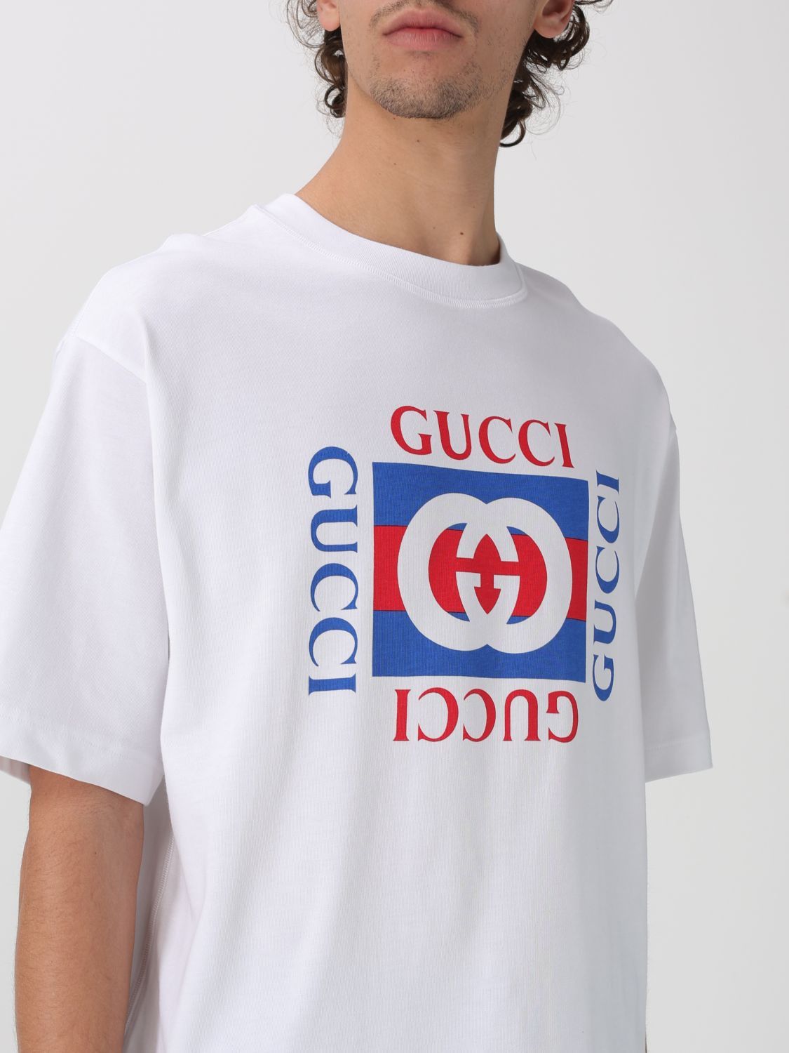 Gucci Gucci T-Shirt Men White Size US XXL / EU 58 / 5 - 4 Thumbnail