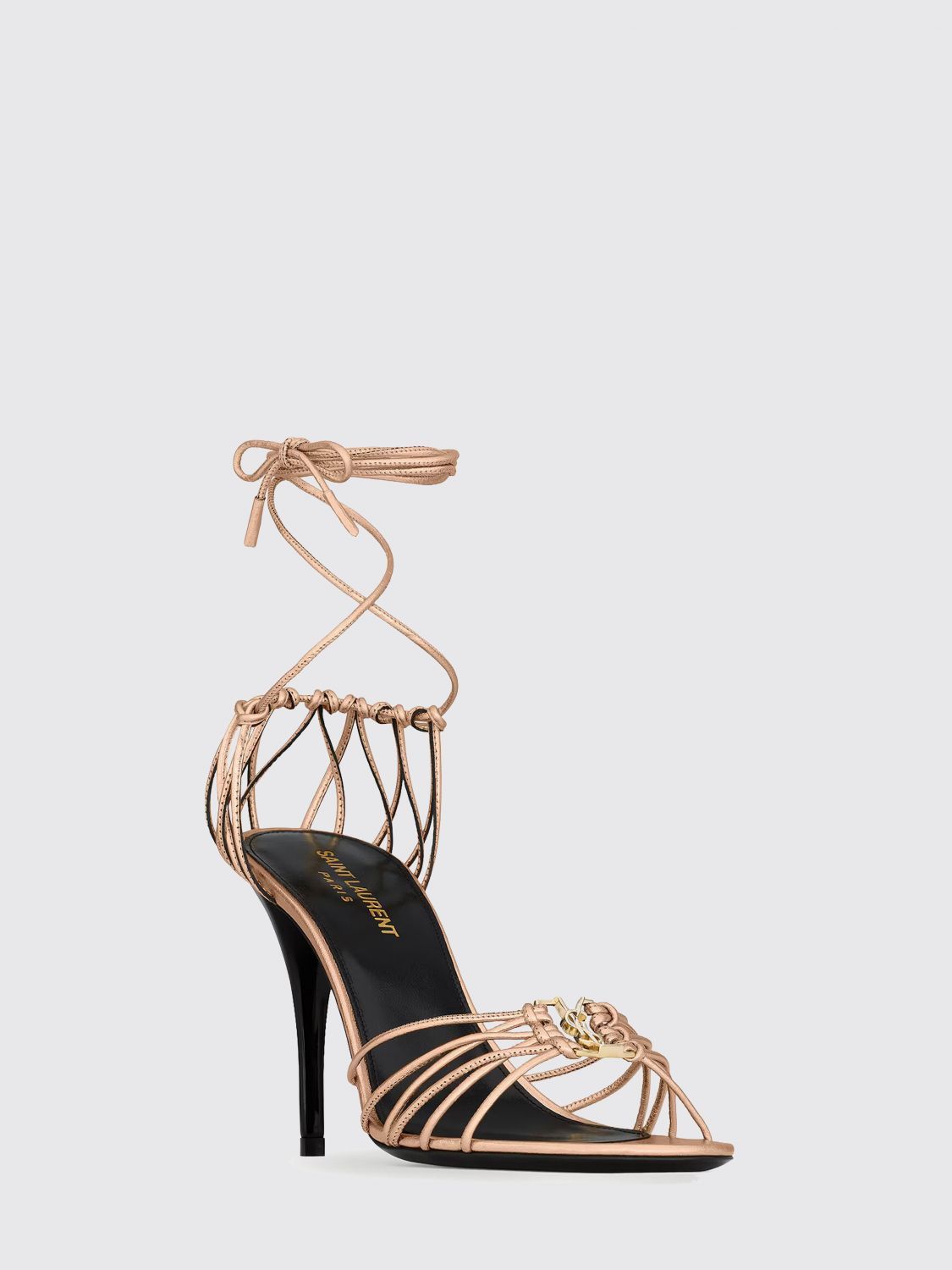 Saint Laurent Paris Saint Laurent Heeled Sandal Woman Pink Size US 6 / IT 36 - 2 Thumbnail