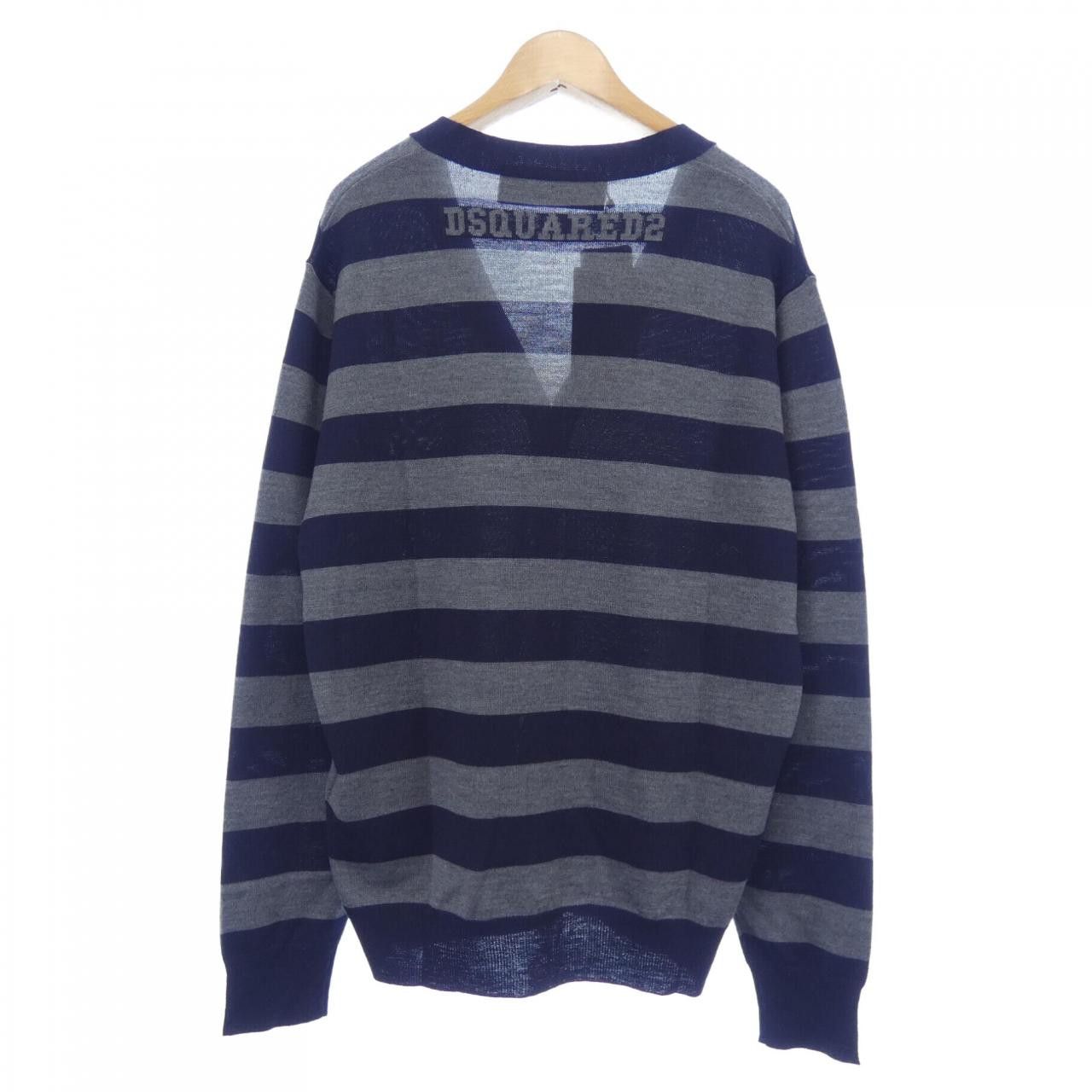 Dsquared2 Dsquared2 Dsquared2 Wool Cardigan Textile Tops S74HA1120 DUTY FREE for USA Size ONE SIZE - 2 Thumbnail