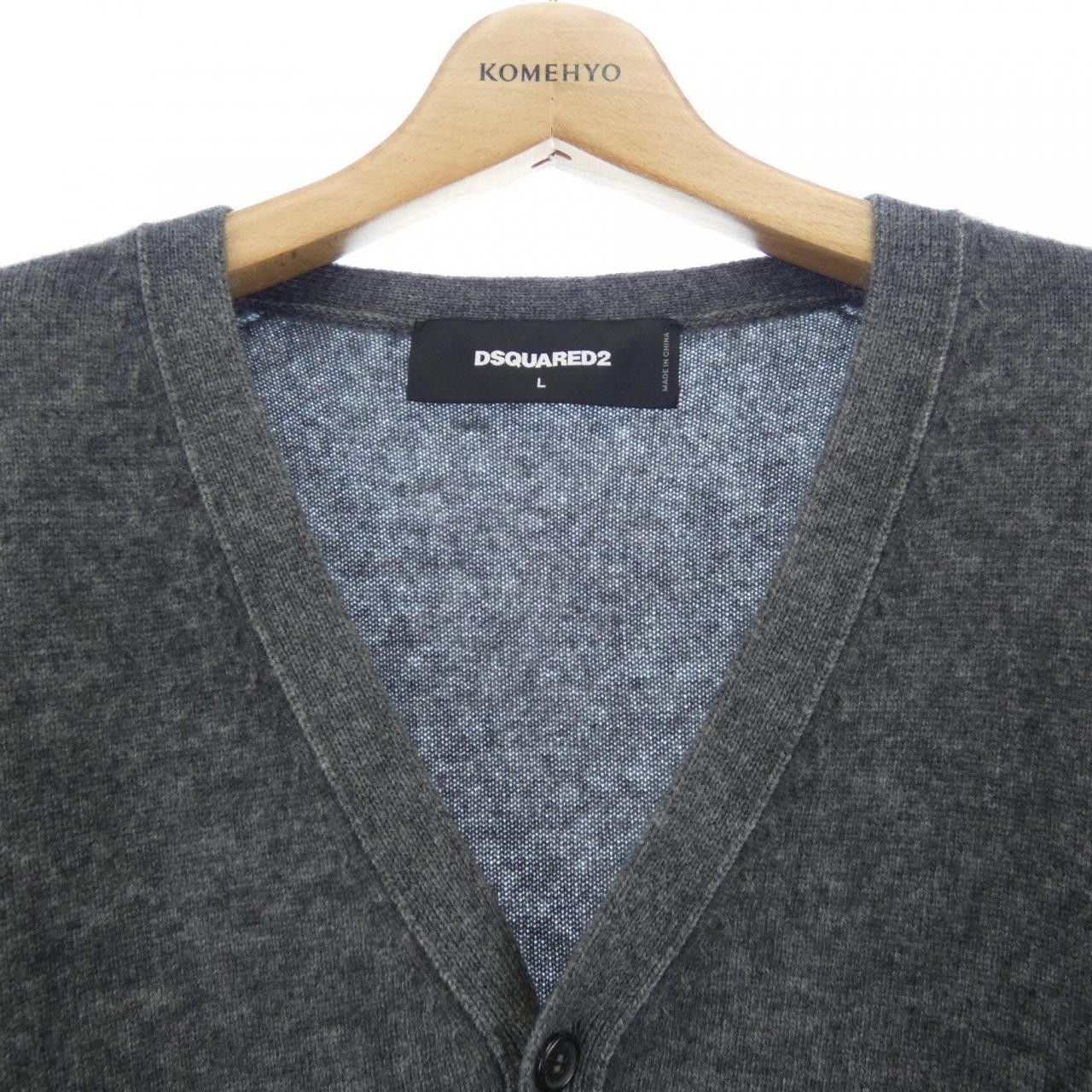 Dsquared2 Dsquared2 Dsquared2 Knit Cardigan Textile Tops S74HA0950 DUTY FREE for USA Size ONE SIZE - 5 Thumbnail