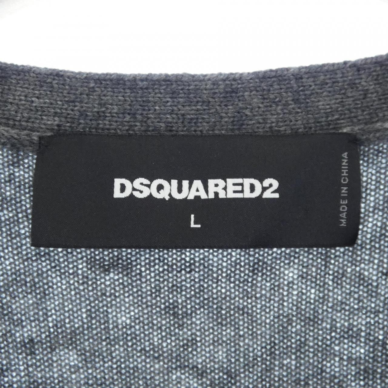 Dsquared2 Dsquared2 Dsquared2 Knit Cardigan Textile Tops S74HA0950 DUTY FREE for USA Size ONE SIZE - 4 Thumbnail