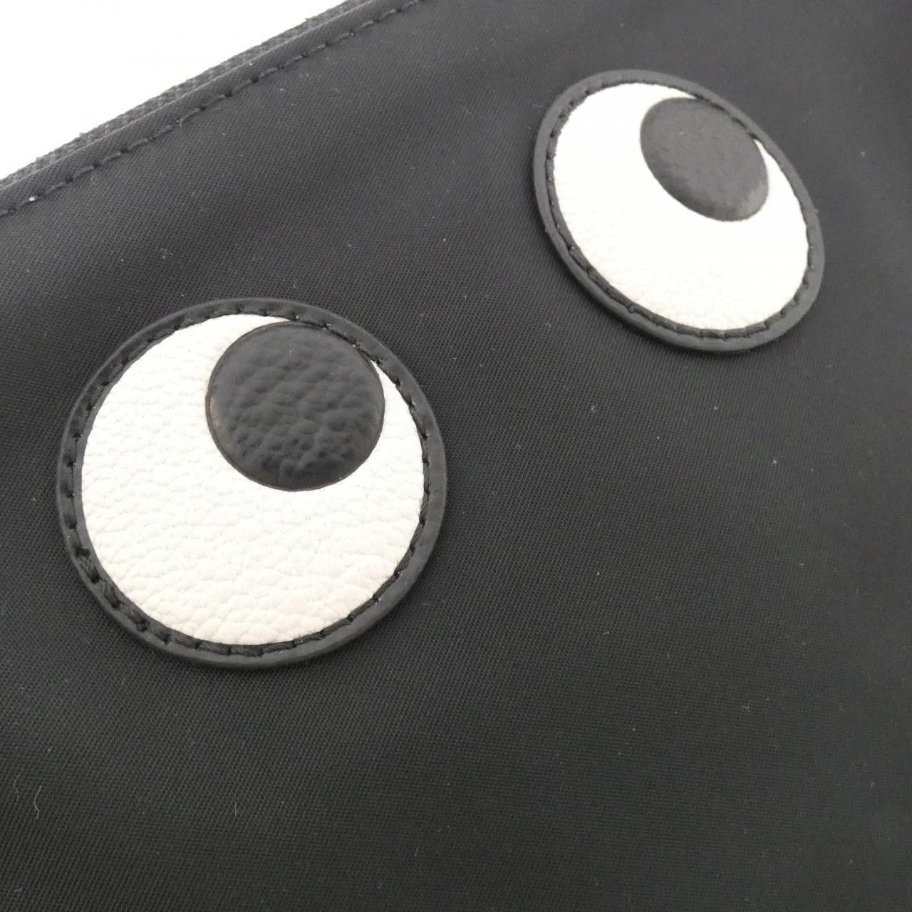 Other Other Anya Hindmarch Eyes Happy Nylon Pouch Textile Vanity Bag 5050925193559 DUTY FREE for USA Size ONE SIZE - 4 Thumbnail