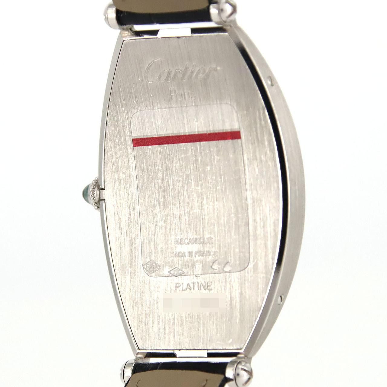 Cartier Cartier Cartier Tonneau Platinum Manual Winding Precious Metal Other W1509551 DUTY FREE for USA Size ONE SIZE - 6 Thumbnail