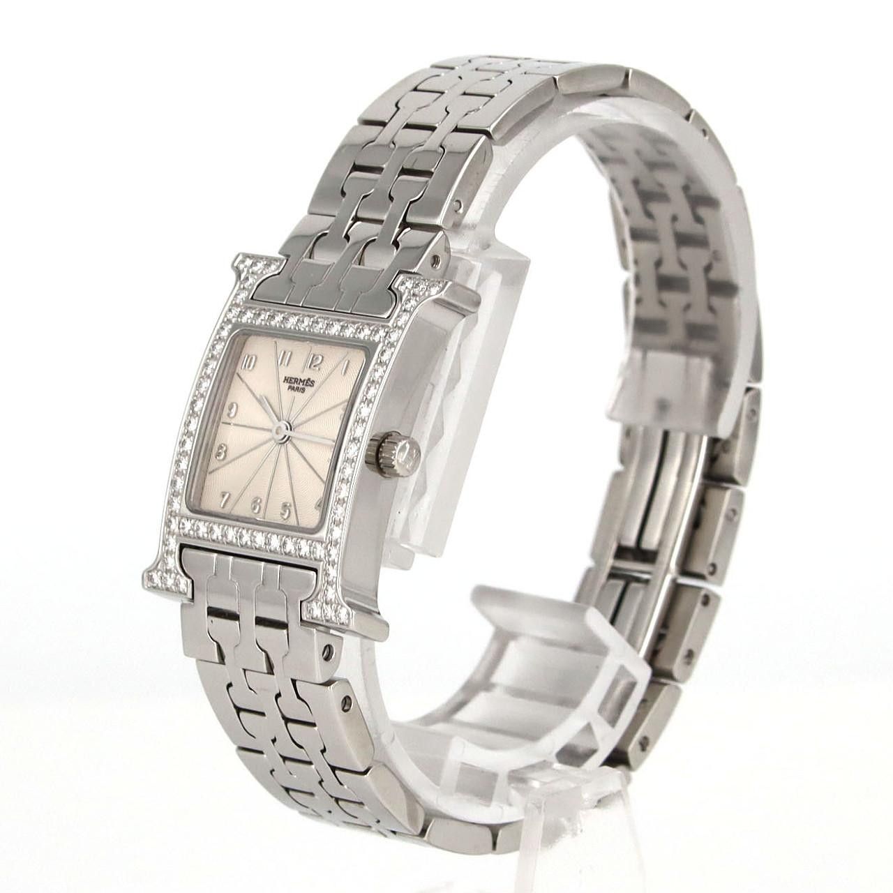 Hermes Hermes Hermes H Watch HH1.230 Stainless Steel Quartz Metal Quartz HH1.230 DUTY FREE for USA Size ONE SIZE - 2 Thumbnail