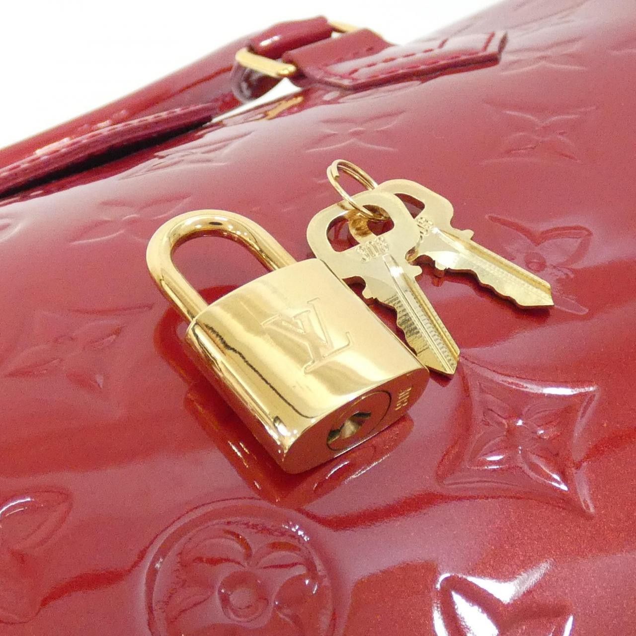 Louis Vuitton Louis Vuitton Louis Vuitton Vernis Montana Enamel Handbag Plastic / Synthetic Handbag M90058 DUTY FREE for USA Size ONE SIZE - 4 Thumbnail