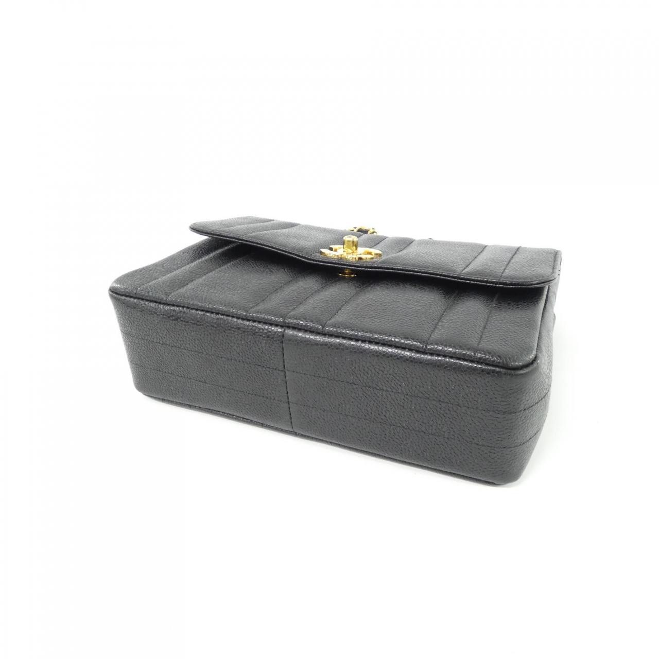 Chanel Chanel Chanel Grained Calfskin Shoulder Bag Leather Shoulder Bag DUTY FREE for USA Size ONE SIZE - 3 Thumbnail