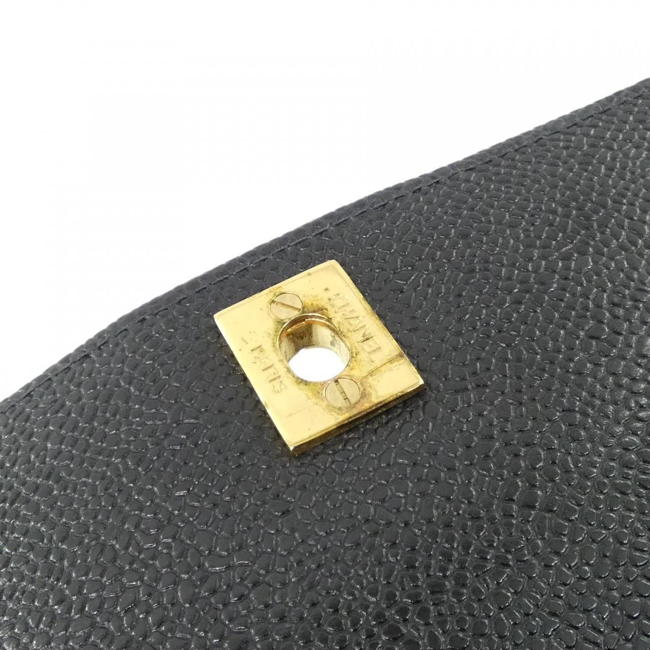 Chanel Chanel Chanel Grained Calfskin Shoulder Bag Leather Shoulder Bag DUTY FREE for USA Size ONE SIZE - 7 Thumbnail