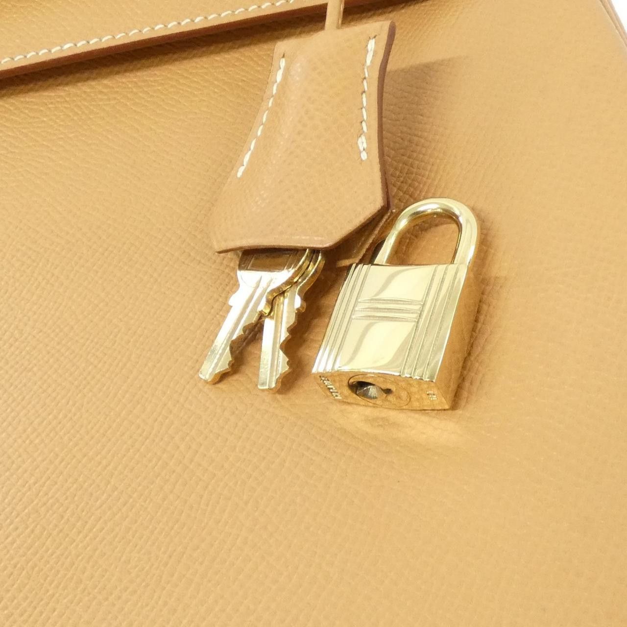 Hermes Hermes Hermes Kelly32 Cuir De Vache Liegee Leather Handbag A DUTY FREE for USA Size ONE SIZE - 4 Thumbnail