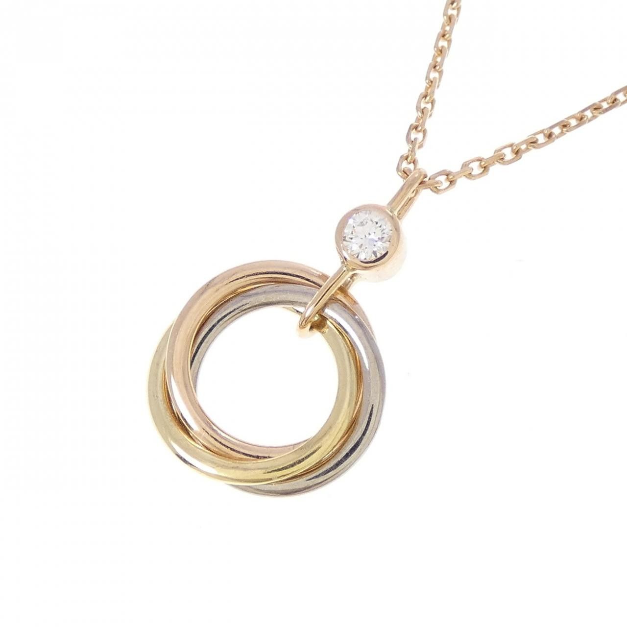 Cartier Cartier Cartier Trinity Au750 Necklace Precious Metal Necklace DUTY FREE for USA Size ONE SIZE - 3 Thumbnail