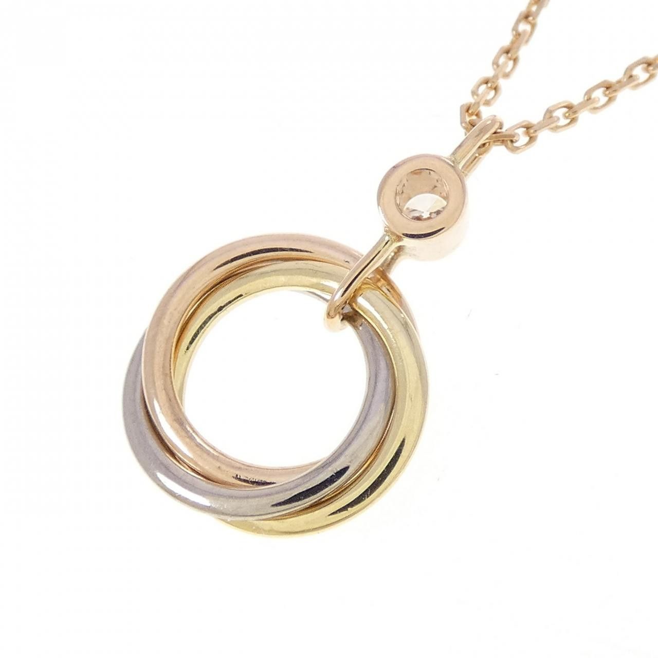 Cartier Cartier Cartier Trinity Au750 Necklace Precious Metal Necklace DUTY FREE for USA Size ONE SIZE - 4 Thumbnail