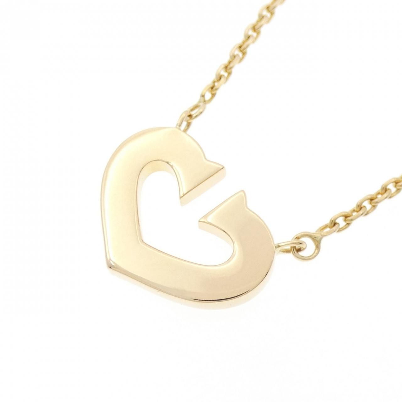 Cartier Cartier Cartier C Heart 750 Yellow Gold Necklace Precious Metal Necklace B7008000 DUTY FREE for USA Size ONE SIZE - 3 Thumbnail