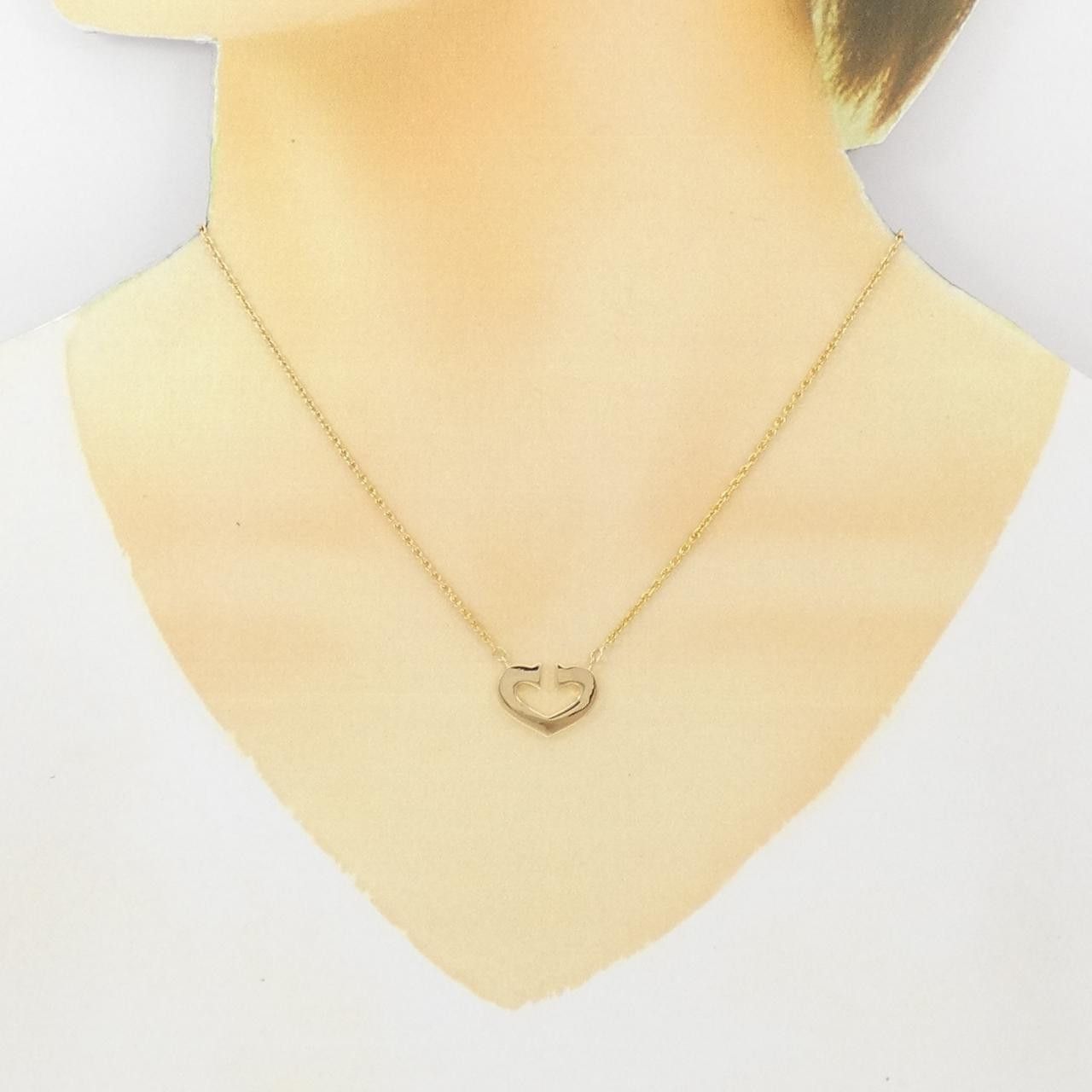 Cartier Cartier Cartier C Heart 750 Yellow Gold Necklace Precious Metal Necklace B7008000 DUTY FREE for USA Size ONE SIZE - 5 Thumbnail