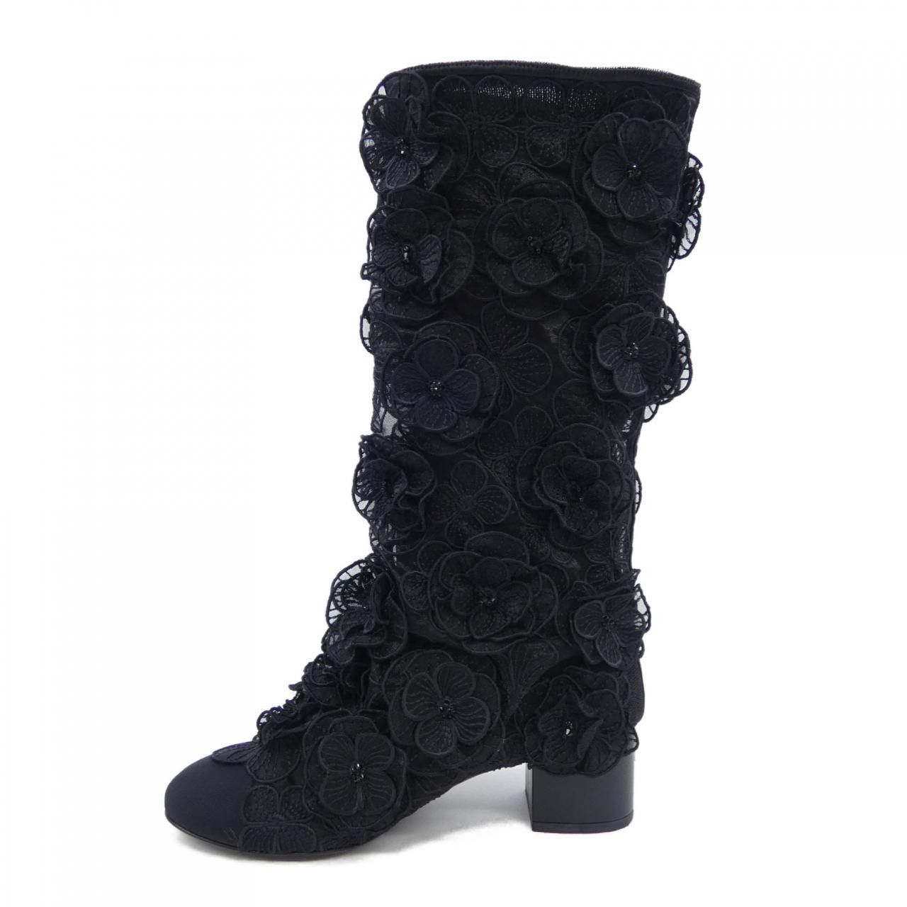 Chanel Chanel Chanel Leather Boots Leather Shoes G45651B16435 DUTY FREE for USA Size ONE SIZE - 2 Thumbnail