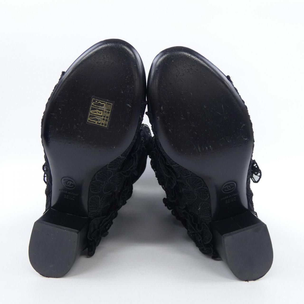 Chanel Chanel Chanel Leather Boots Leather Shoes G45651B16435 DUTY FREE for USA Size ONE SIZE - 4 Thumbnail