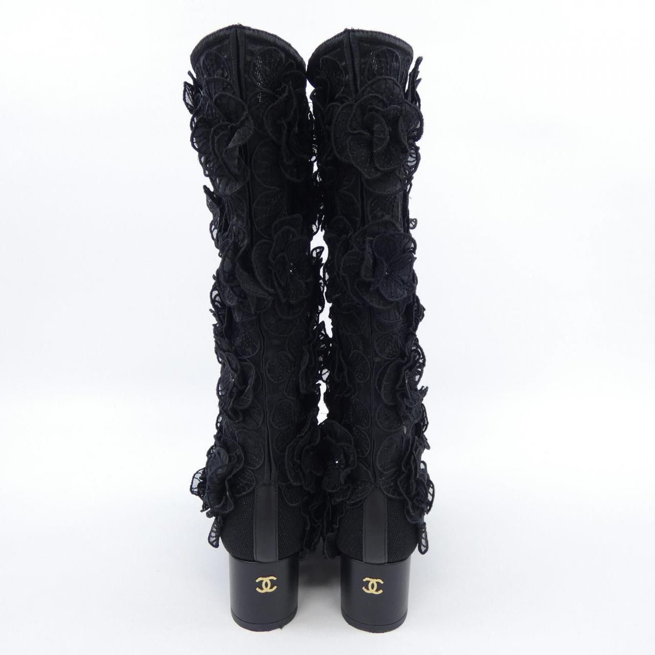 Chanel Chanel Chanel Leather Boots Leather Shoes G45651B16435 DUTY FREE for USA Size ONE SIZE - 5 Thumbnail
