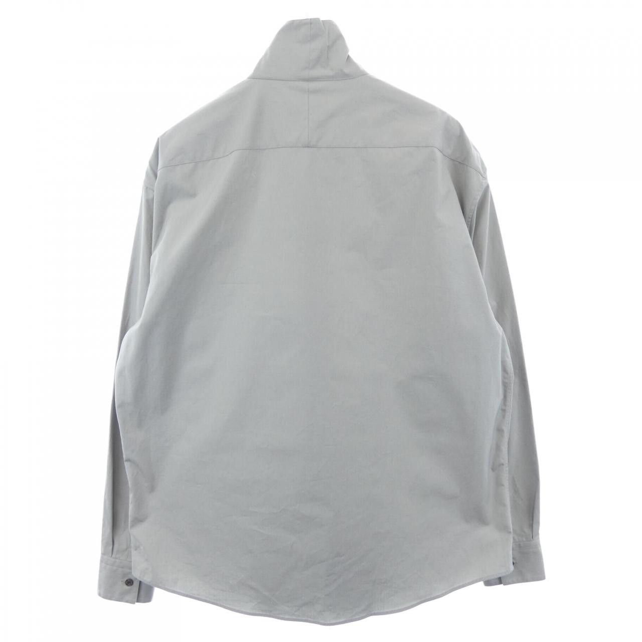 Hermes Hermes Hermes Boxy Cut Double High Collar Cotton Shirt Textile Dress Shirt DUTY FREE for USA Size ONE SIZE - 2 Thumbnail