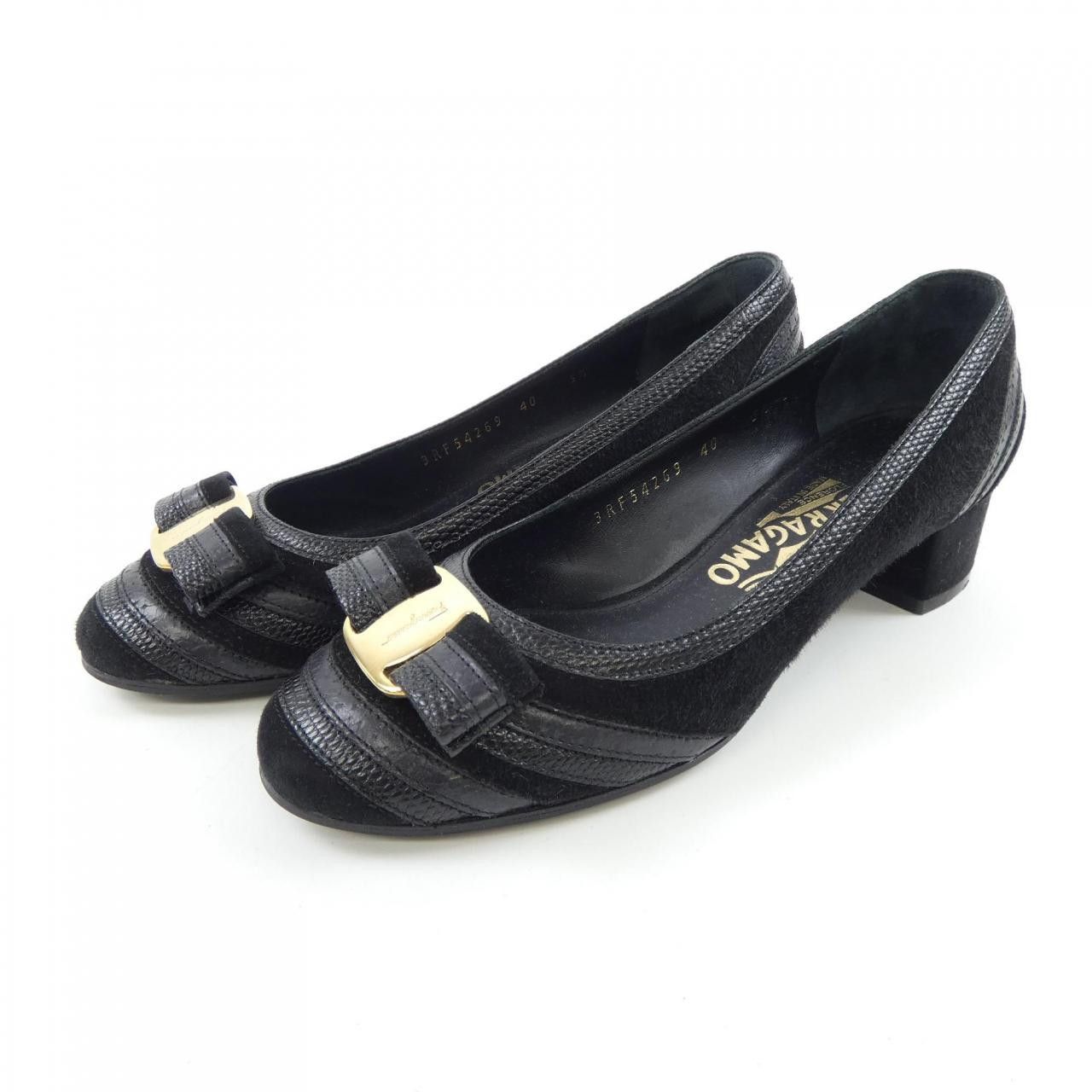 Salvatore Ferragamo Salvatore Ferragamo Salvatore Ferragamo Leather Pumps Leather Shoes DUTY FREE for USA Size ONE SIZE - 3 Thumbnail