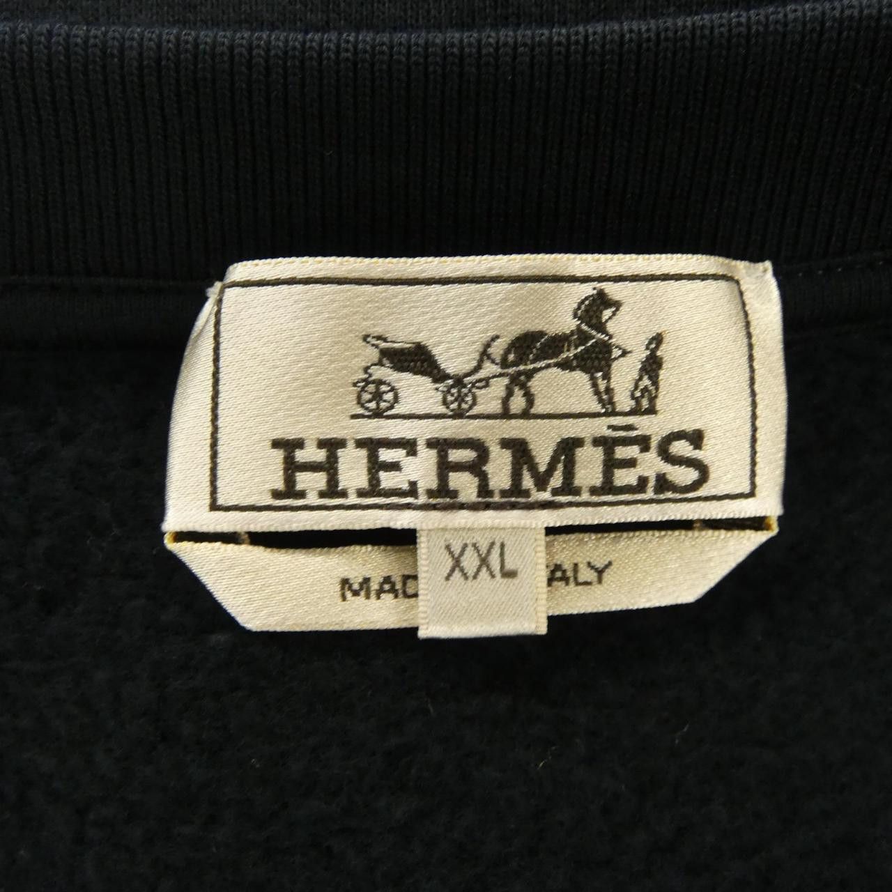 Hermes Hermes Hermes Cotton Sweatshirt Textile Sweatshirts & Hoodies DUTY FREE for USA Size ONE SIZE - 4 Thumbnail